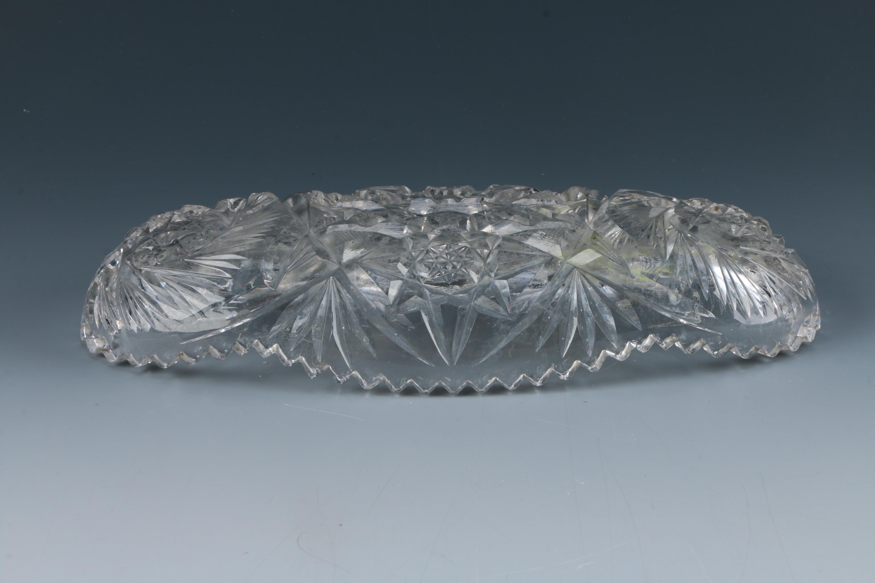 American Brilliant Cut Serving Pieces