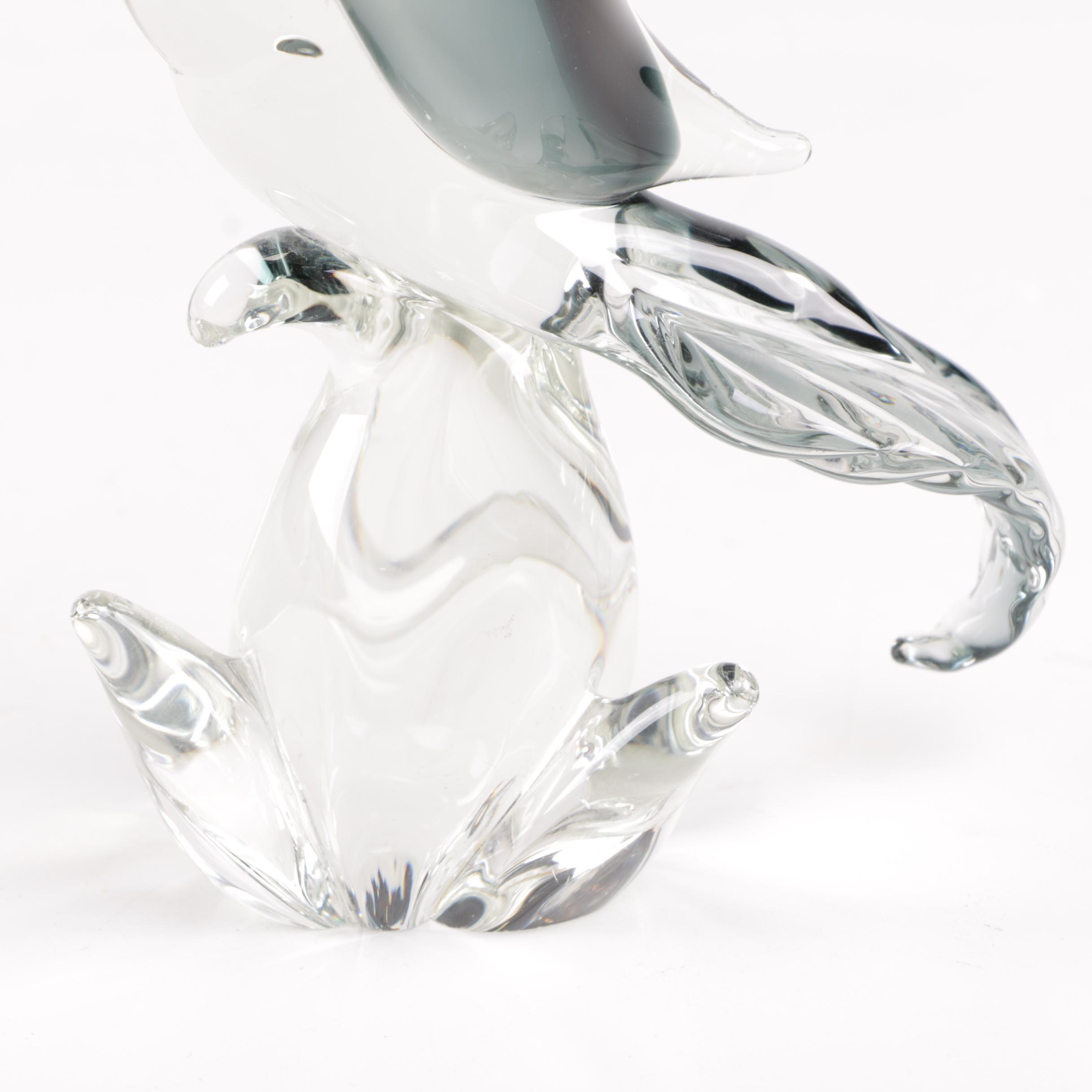Art Glass Cockatoo Figurine