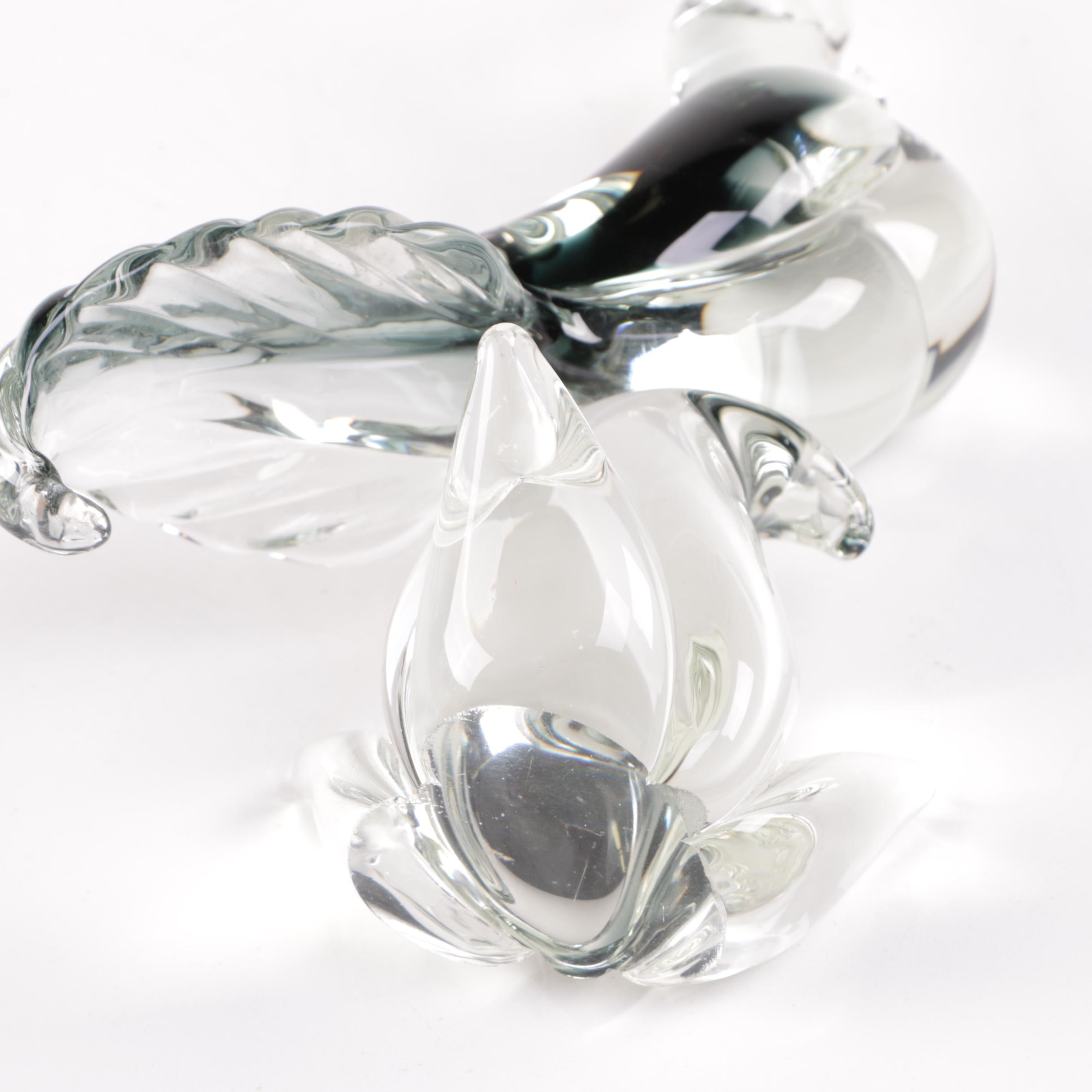 Art Glass Cockatoo Figurine