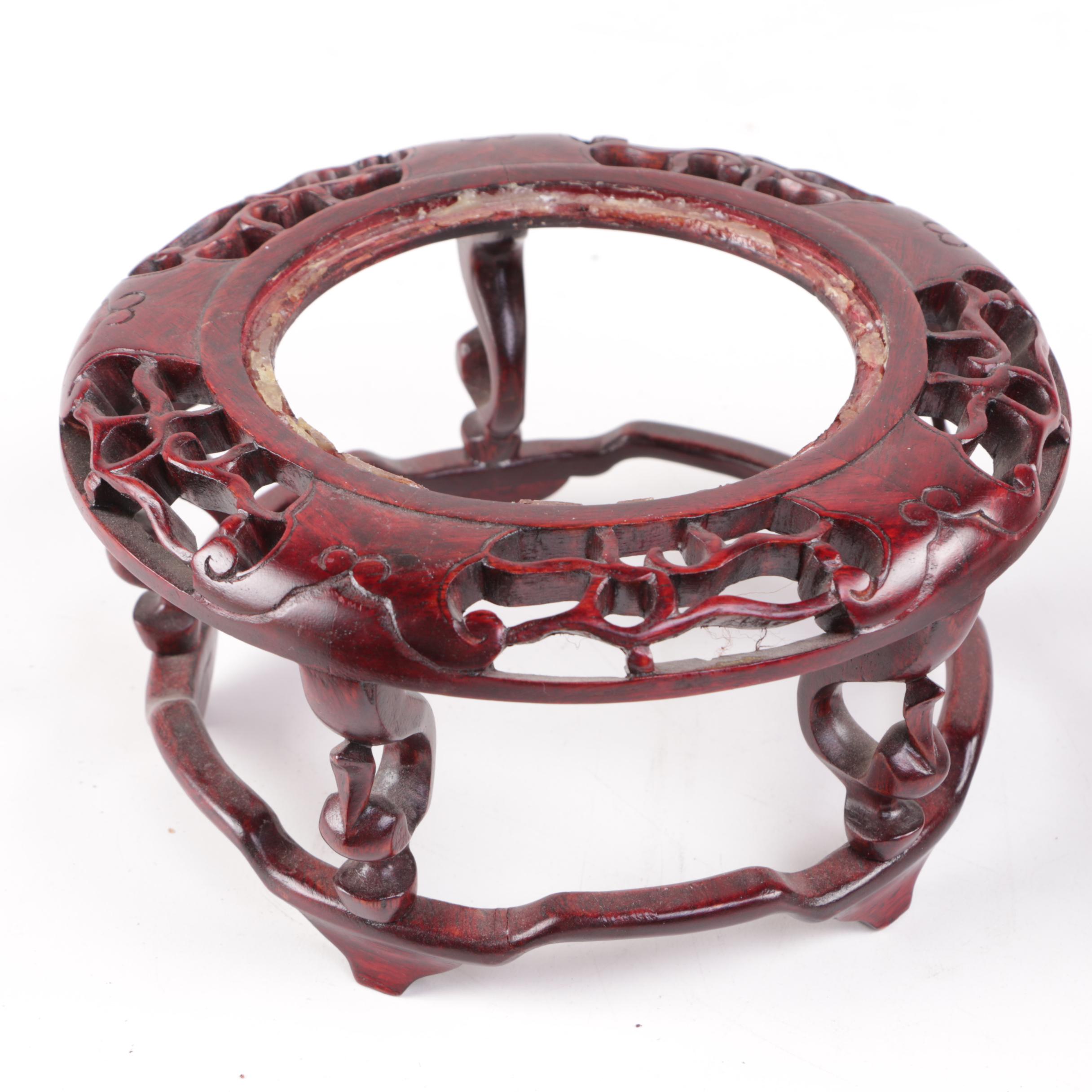 Carved Wood Stands
