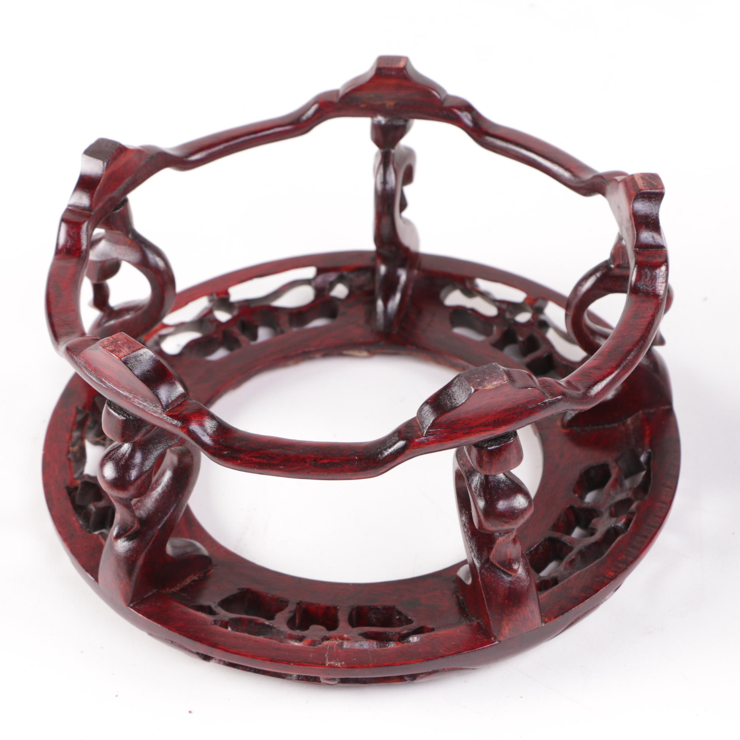 Carved Wood Stands