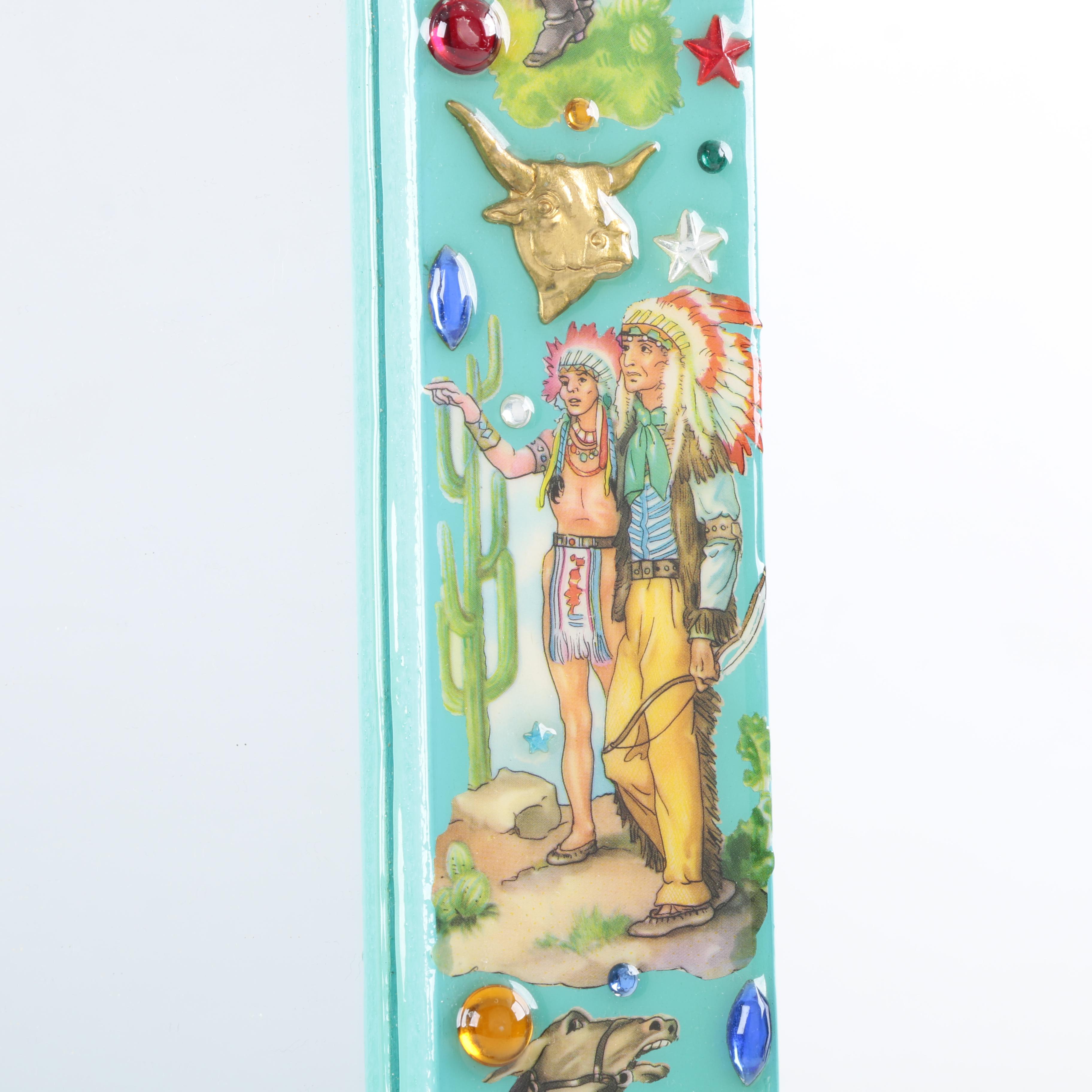 Western Themed Wall Mirror