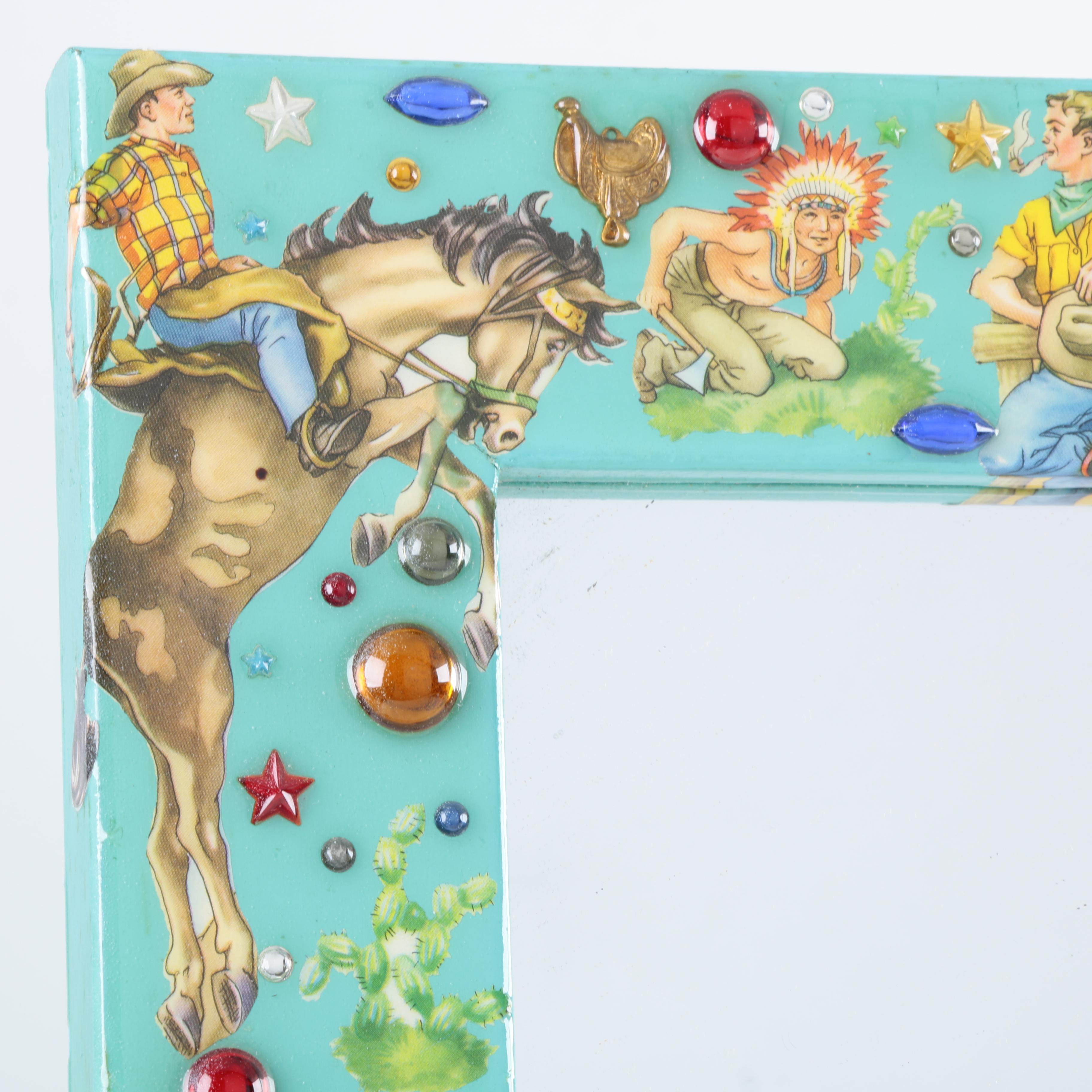 Western Themed Wall Mirror