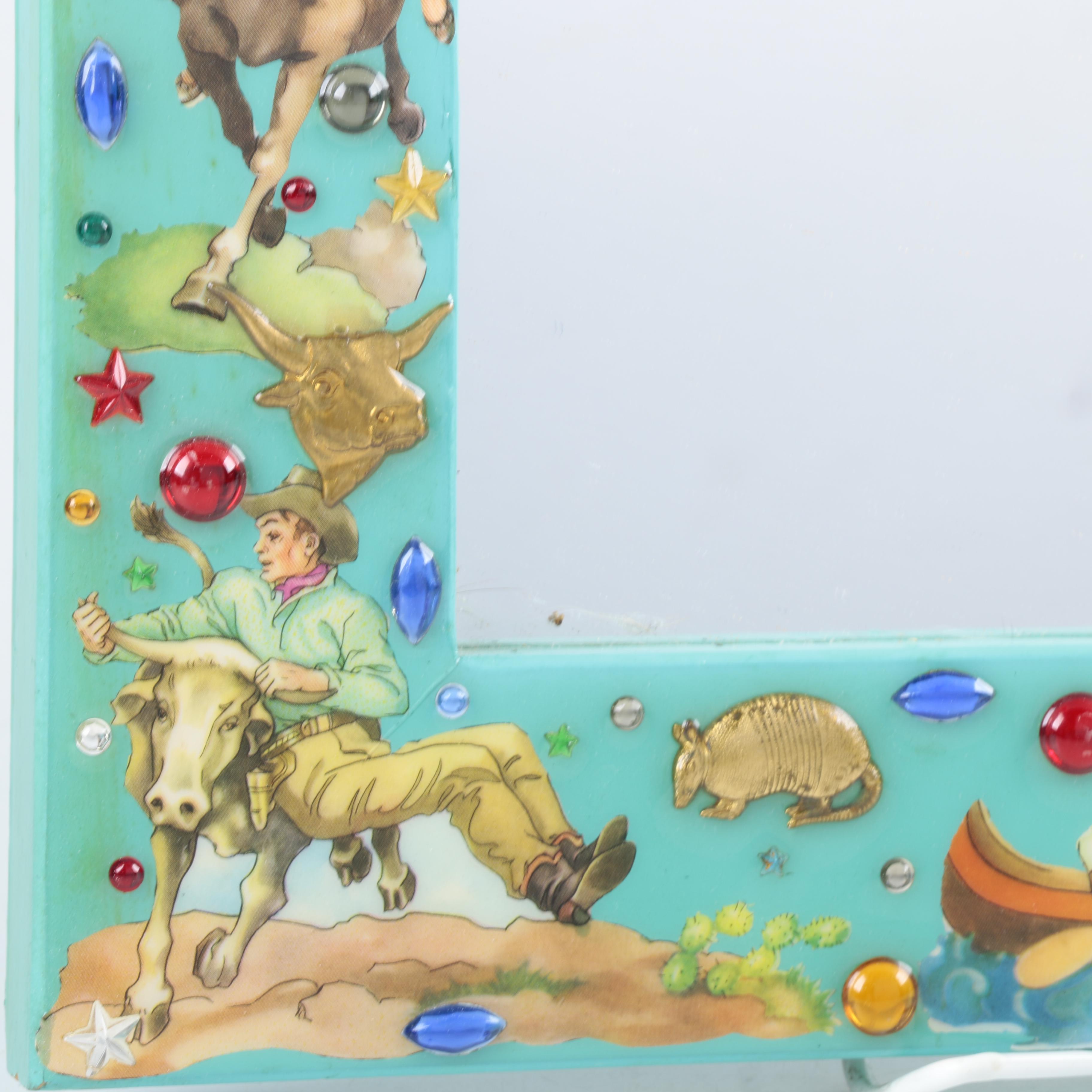 Western Themed Wall Mirror