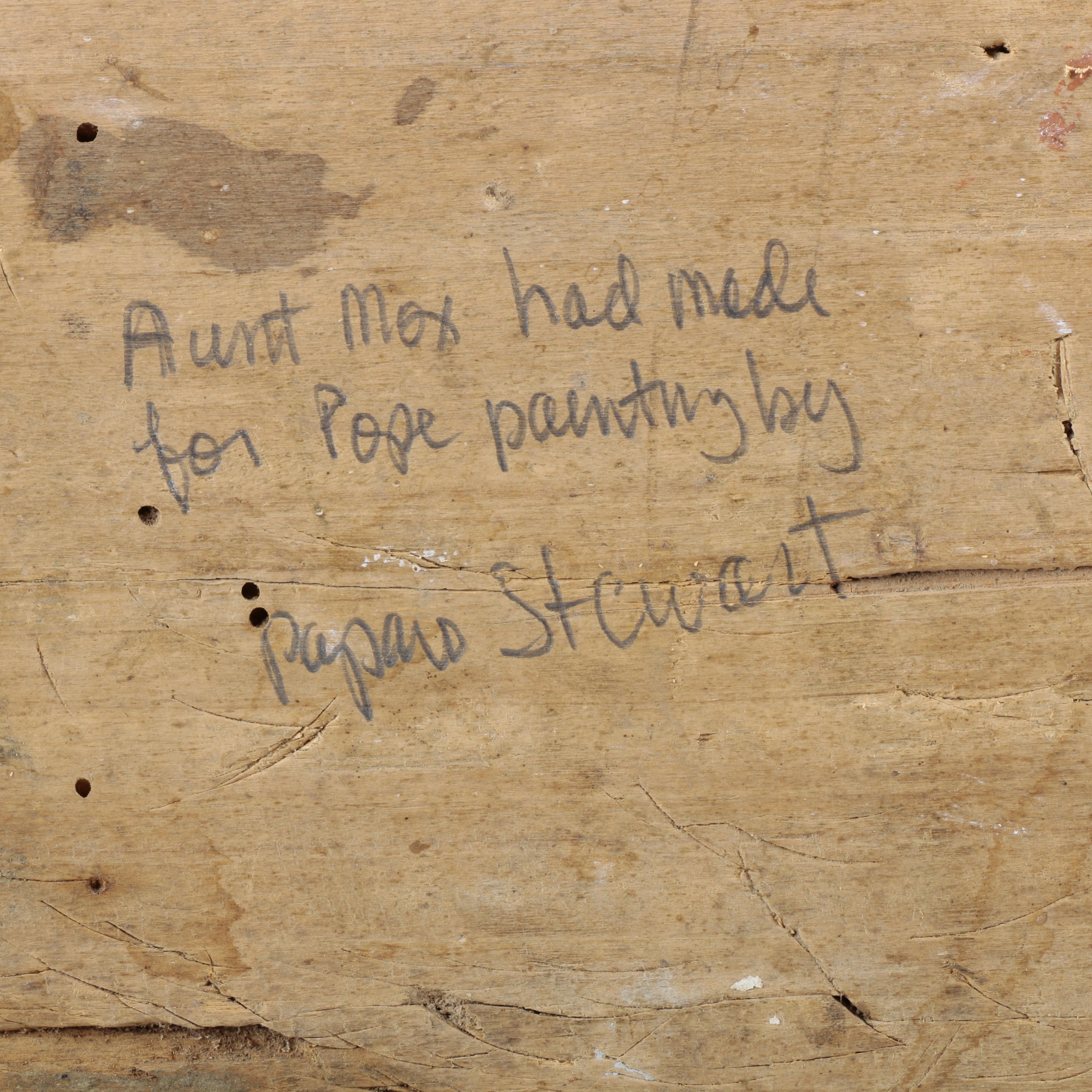 Vintage Italian Wooden Sign