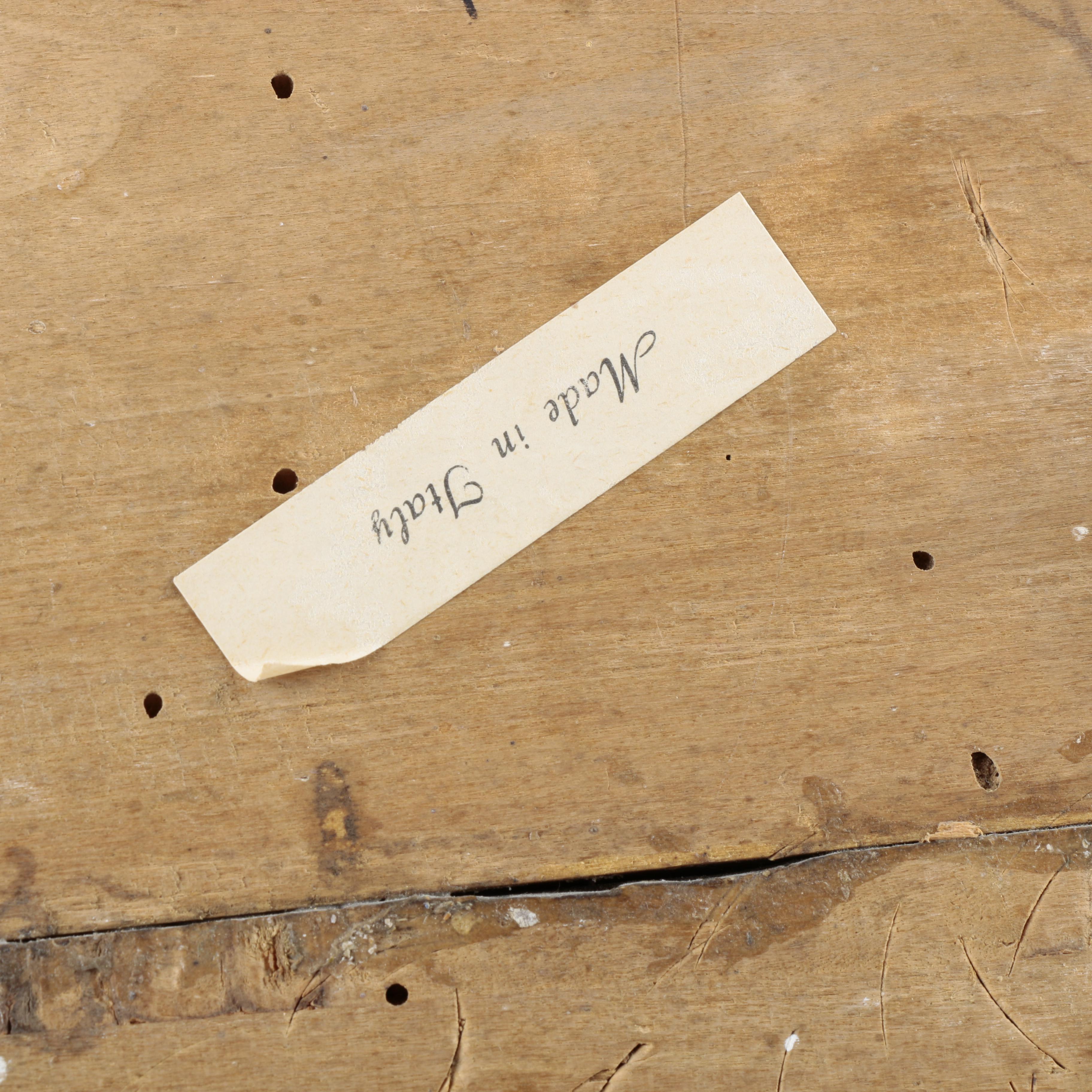 Vintage Italian Wooden Sign