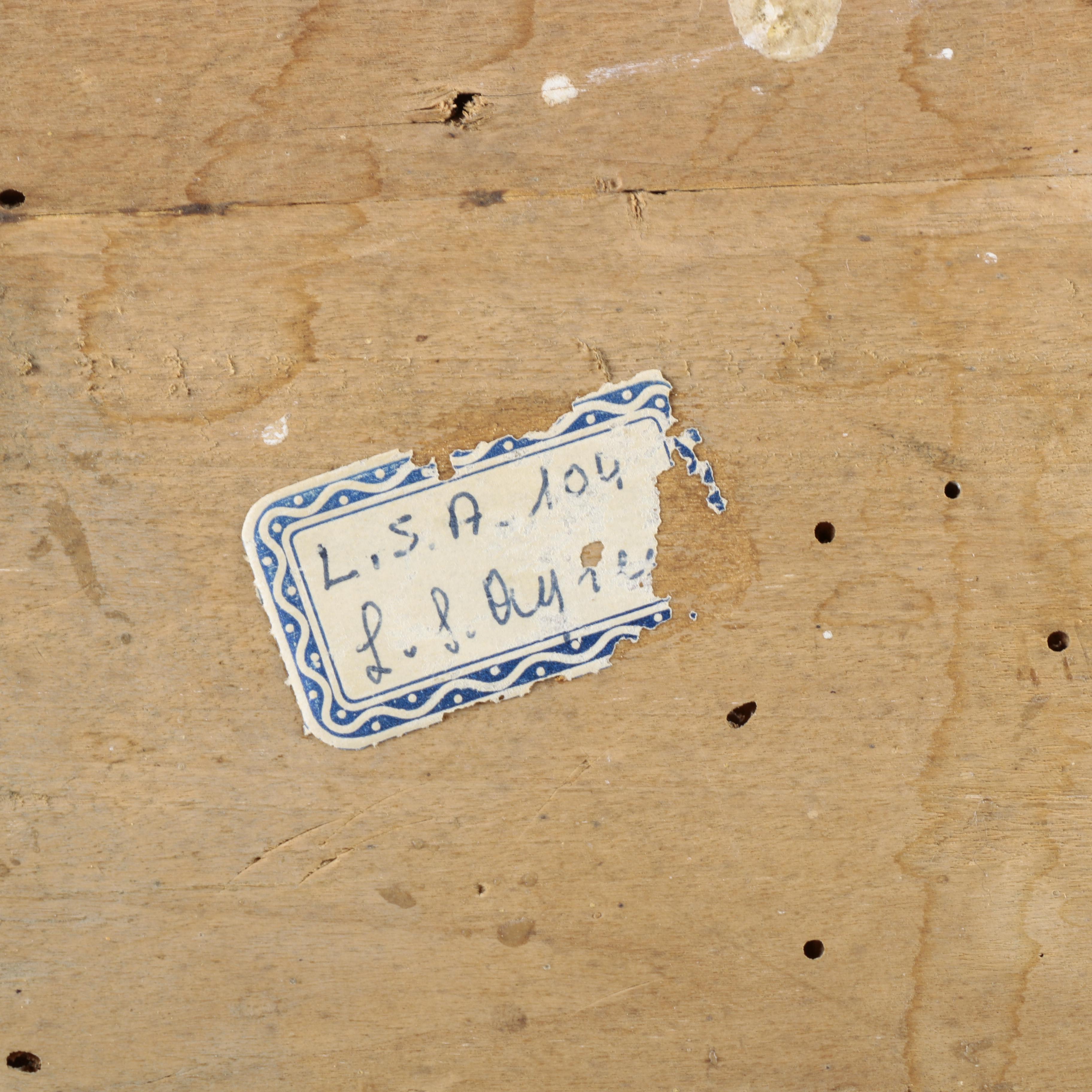 Vintage Italian Wooden Sign