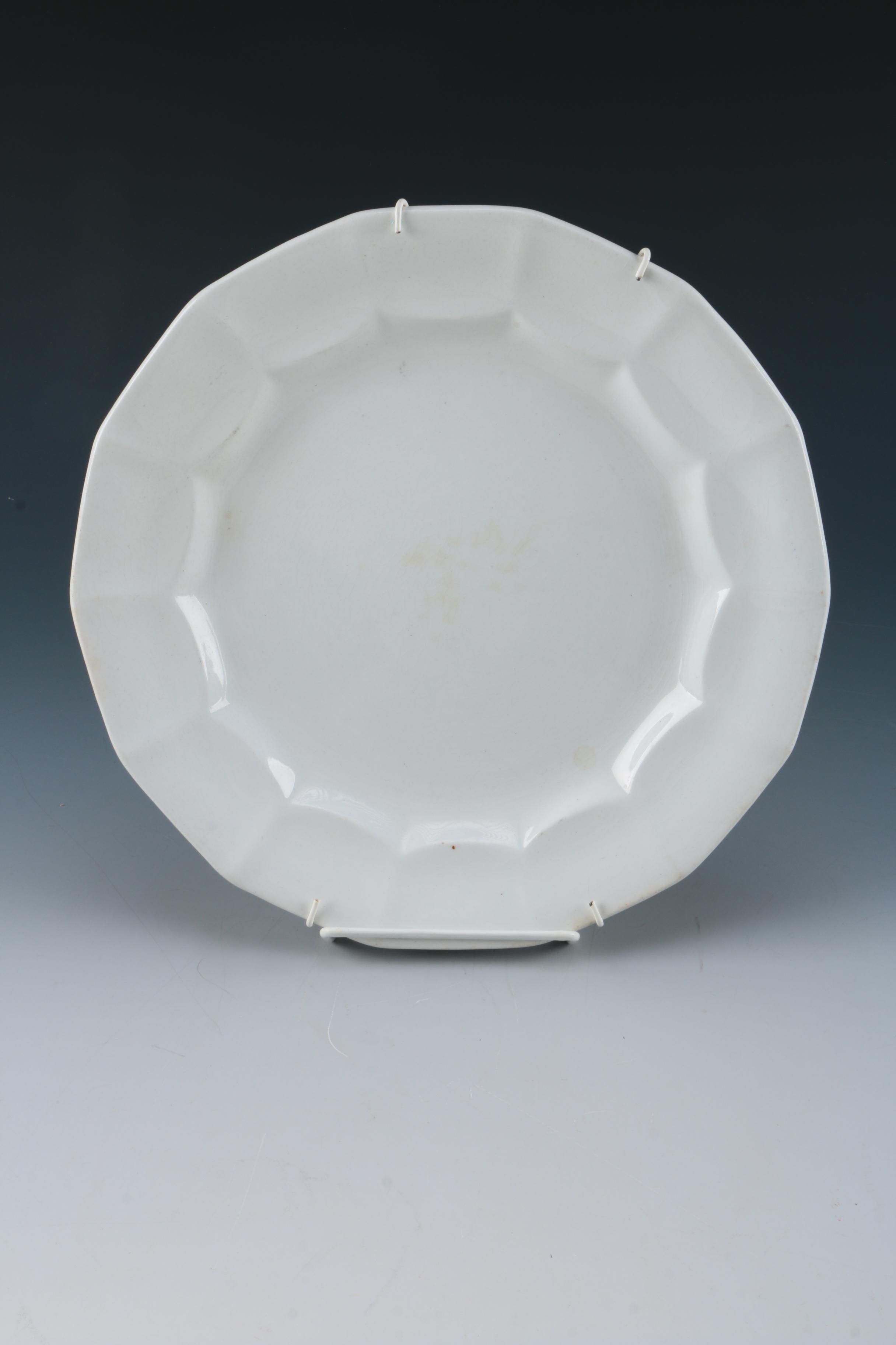 James Edwards Ironstone Dinner Plates