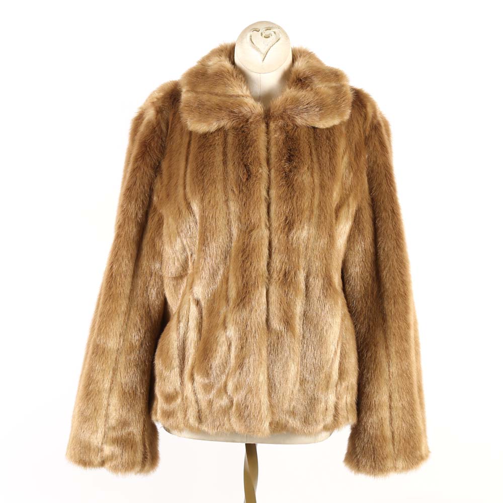 Ann Taylor Loft Faux Fur Jacket