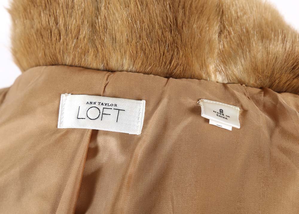 Ann Taylor Loft Faux Fur Jacket