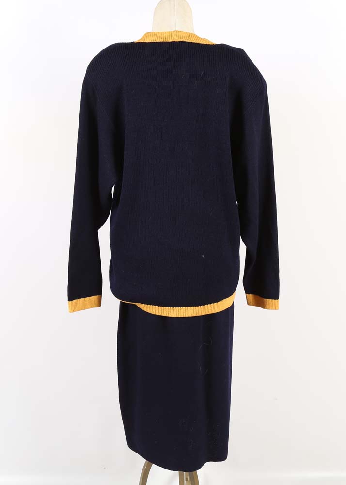 Vintage St. John and Givenchy Designer Knit Suit Set