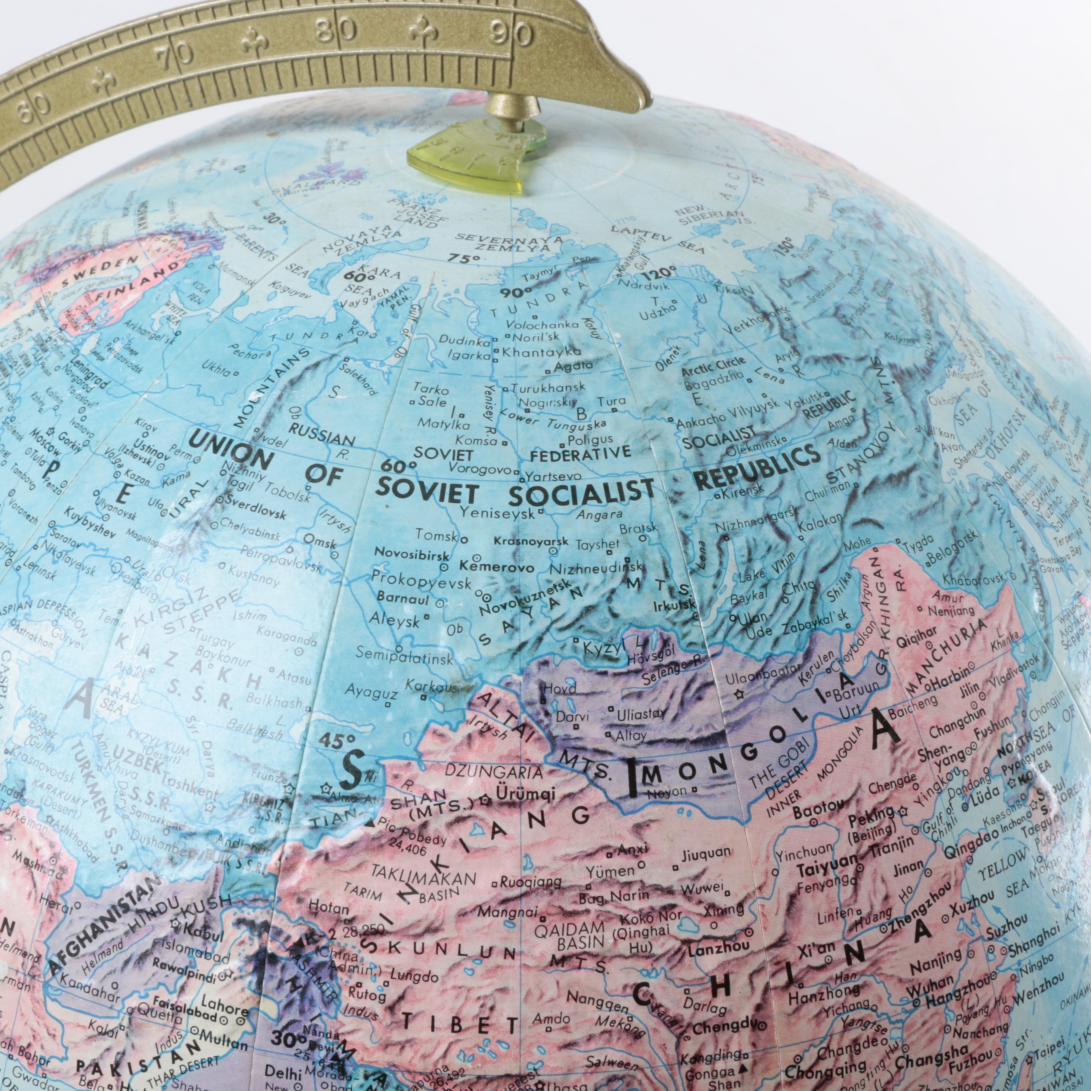 World Globe Decor