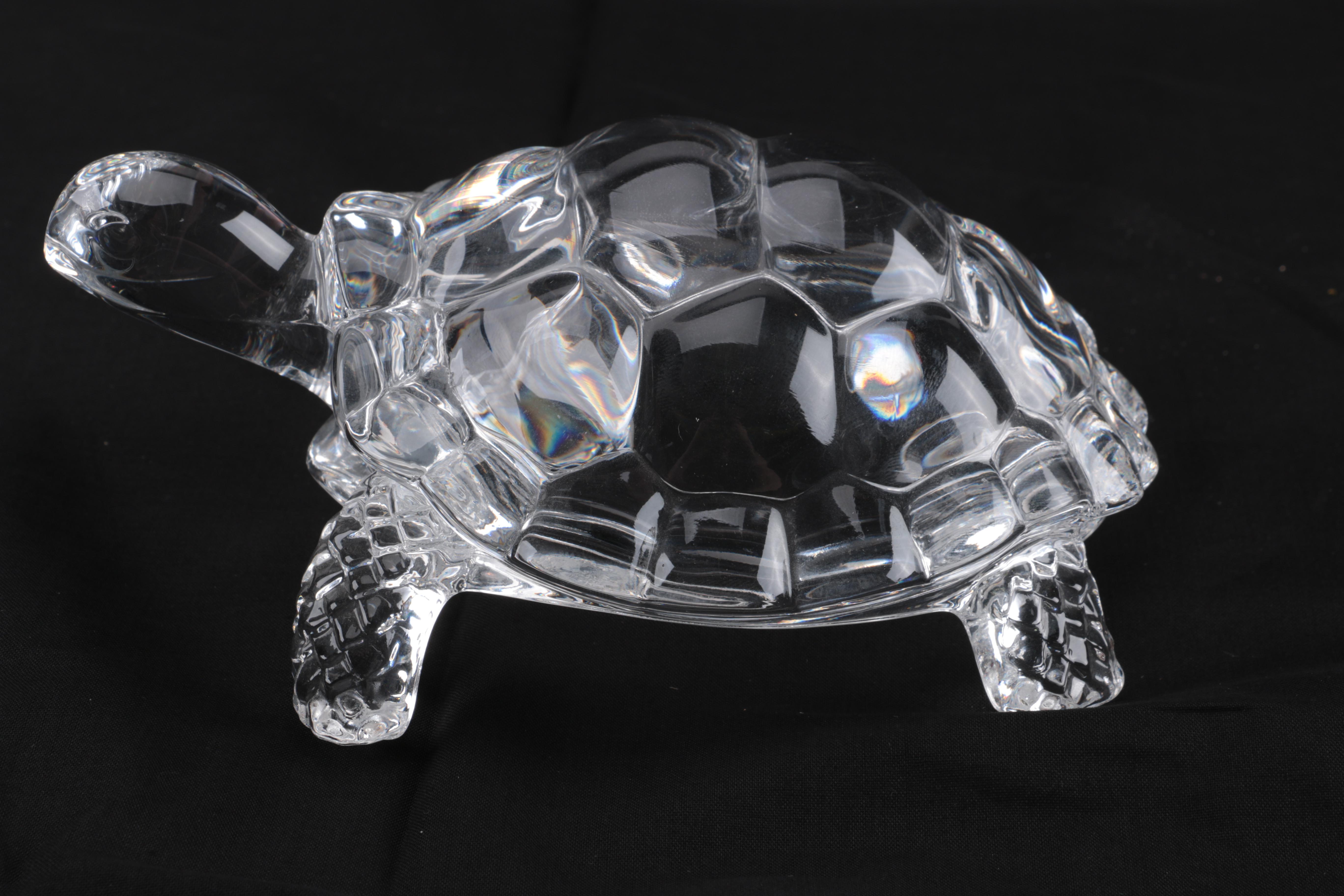 Crystal Turtle Figurine