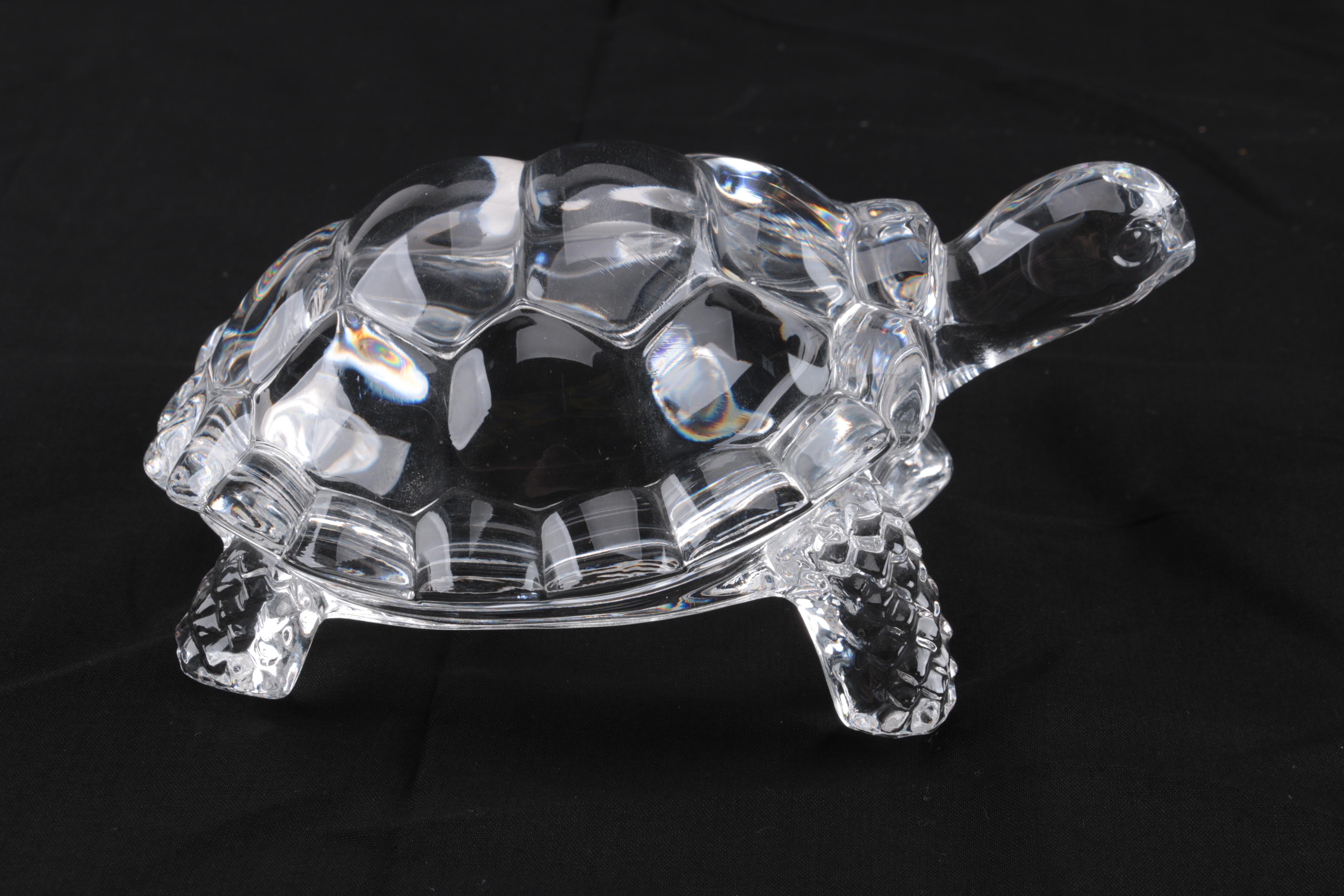 Crystal Turtle Figurine