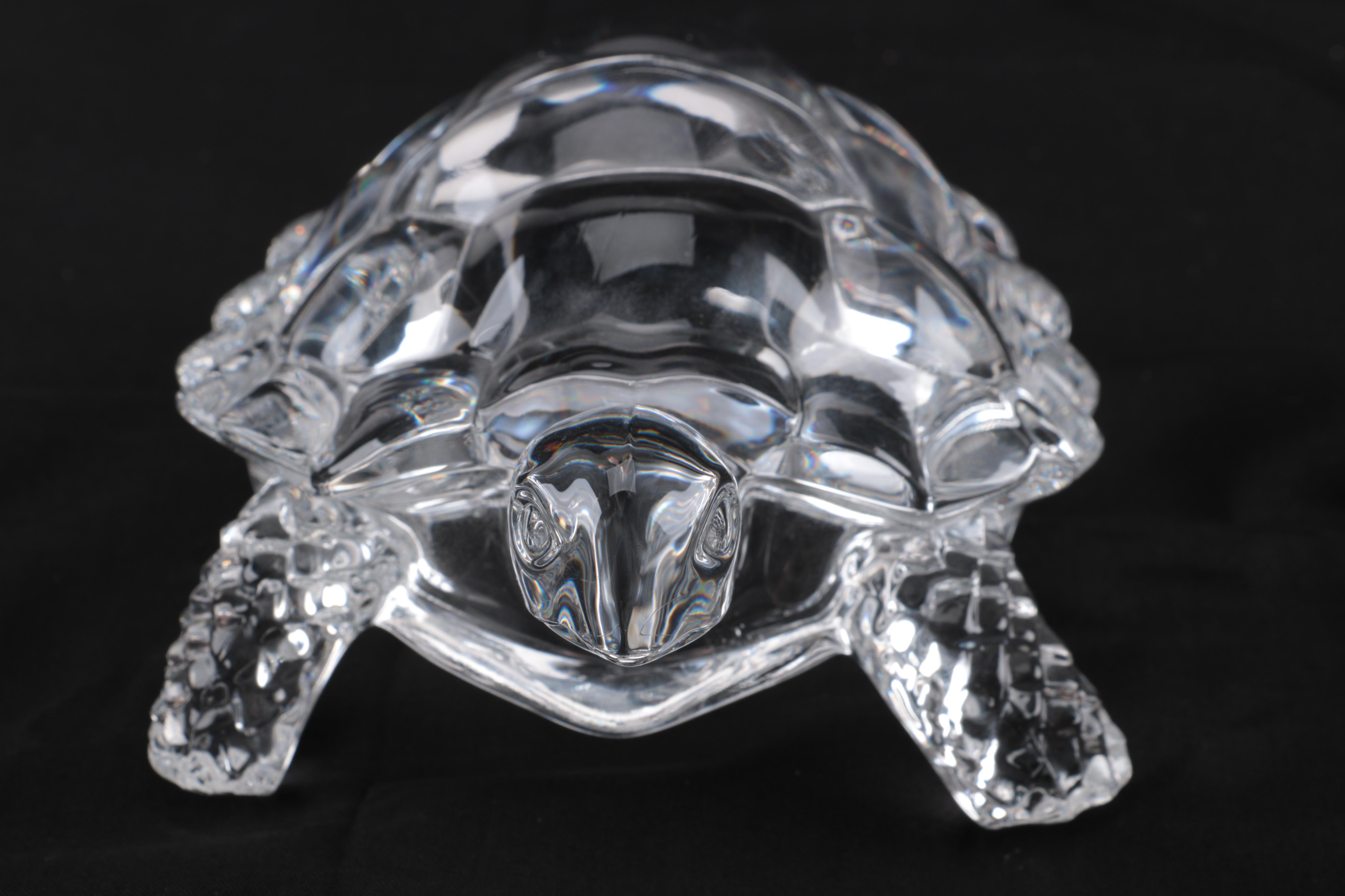 Crystal Turtle Figurine