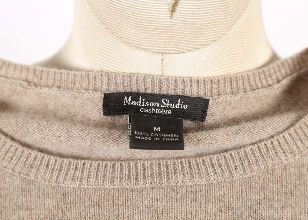 Cashmere Sweater and Cashmere Cardigan