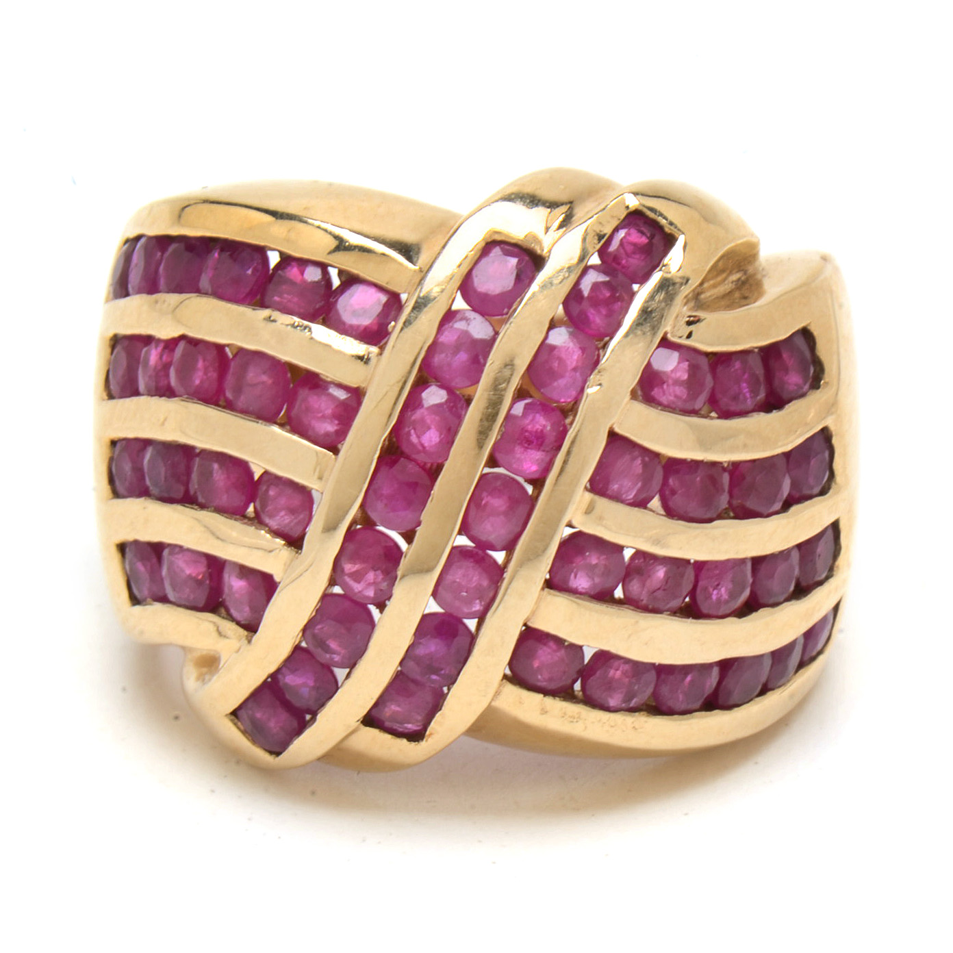 10K Yellow Gold and Ruby Ring