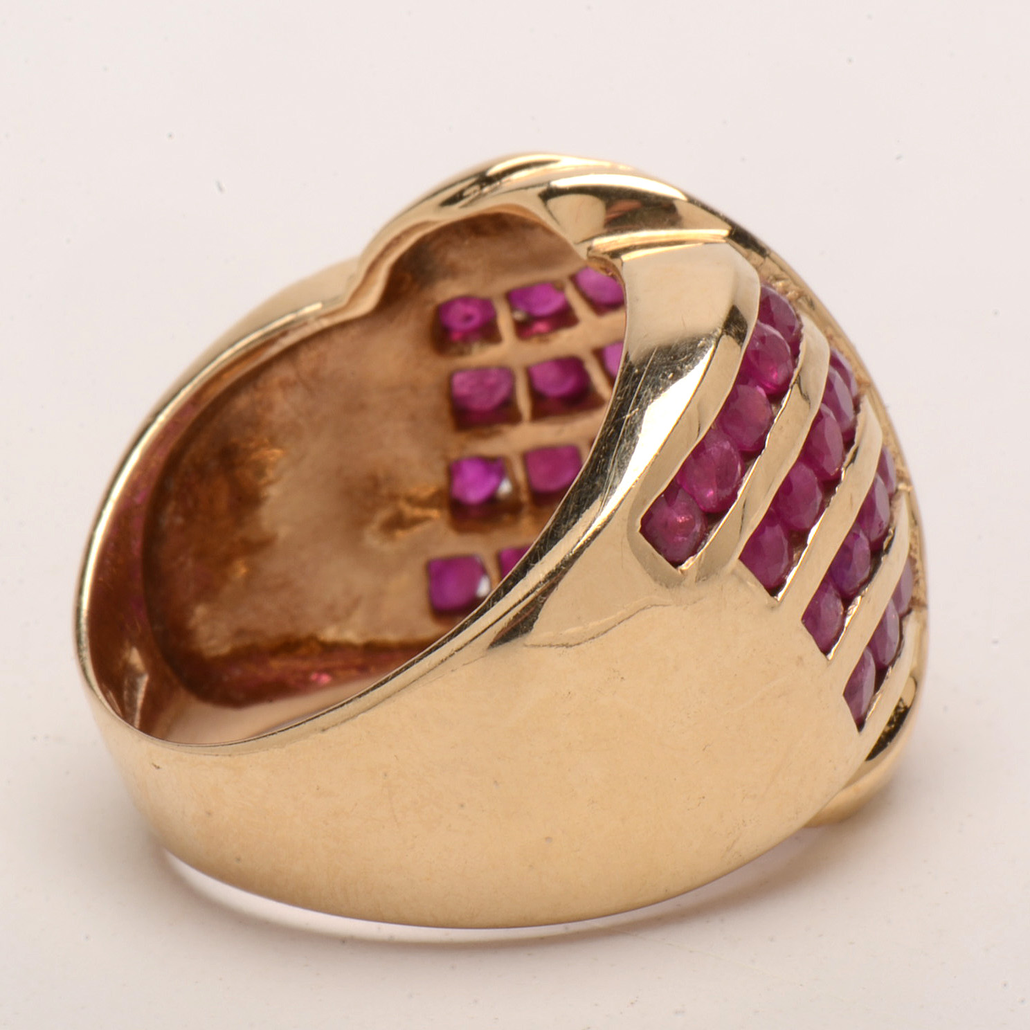 10K Yellow Gold and Ruby Ring