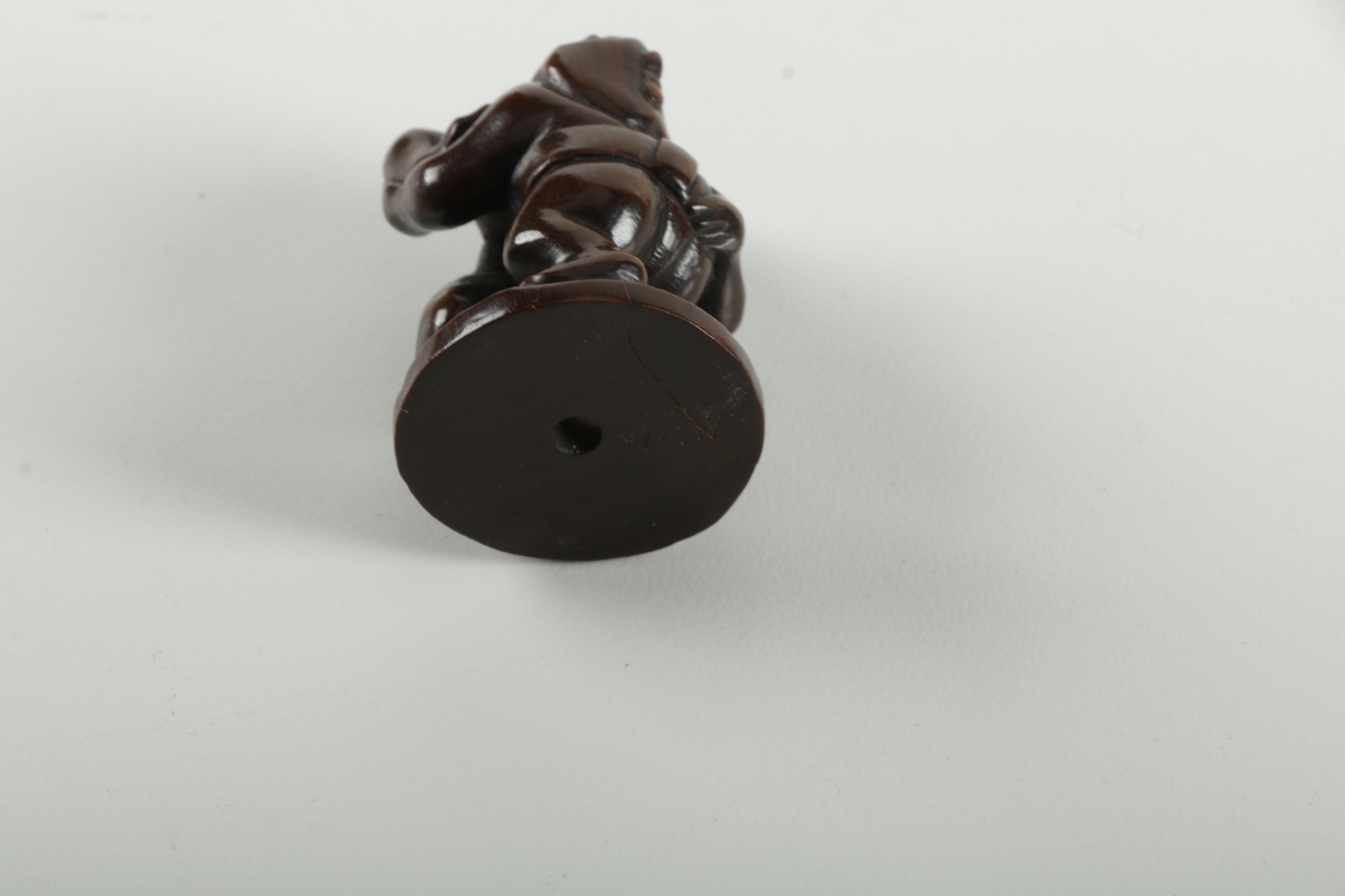 Selection of Japanese Carved Wood Netsuke