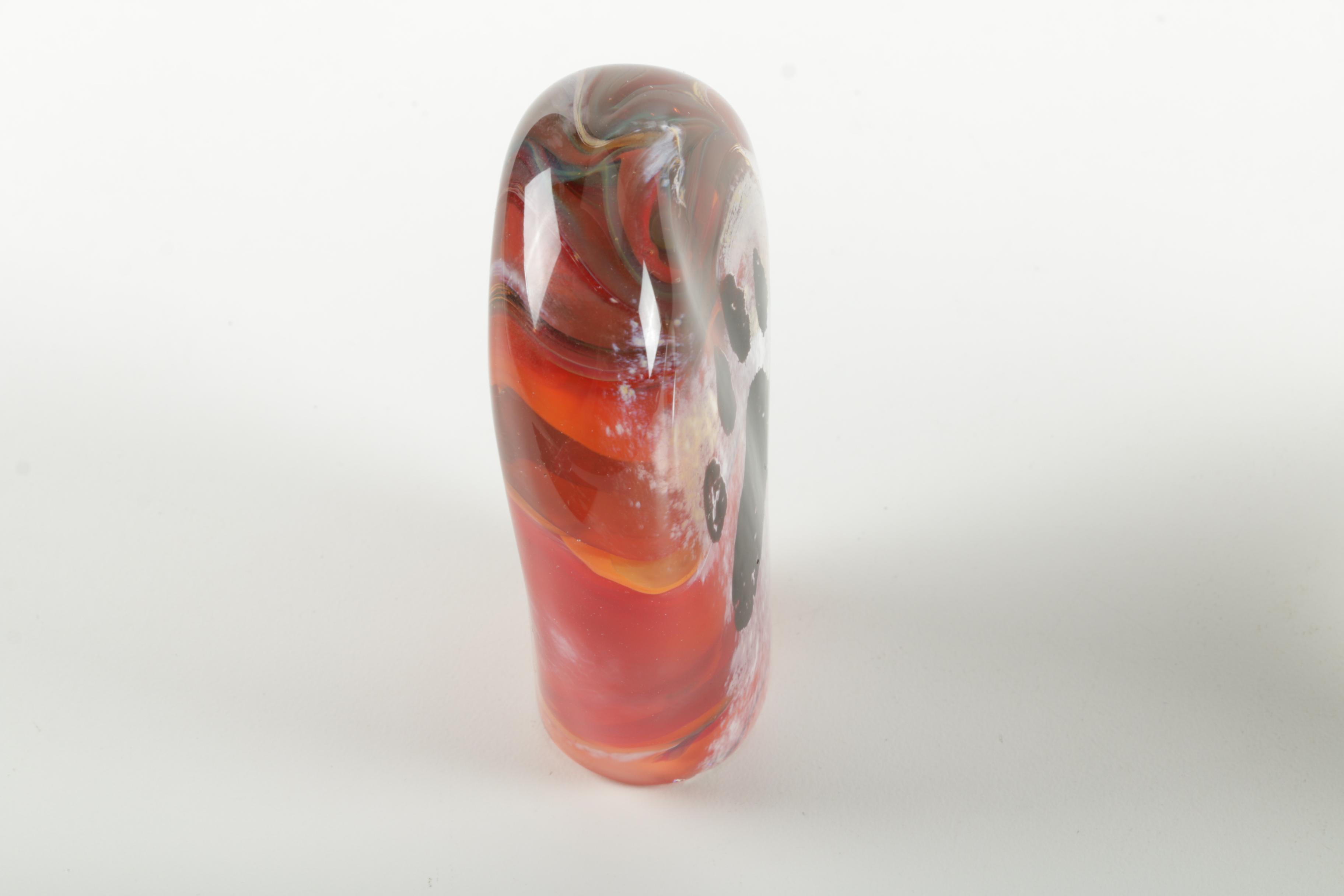 Art Glass Paperweights Featuring Adam Jablonski Lead Crystal
