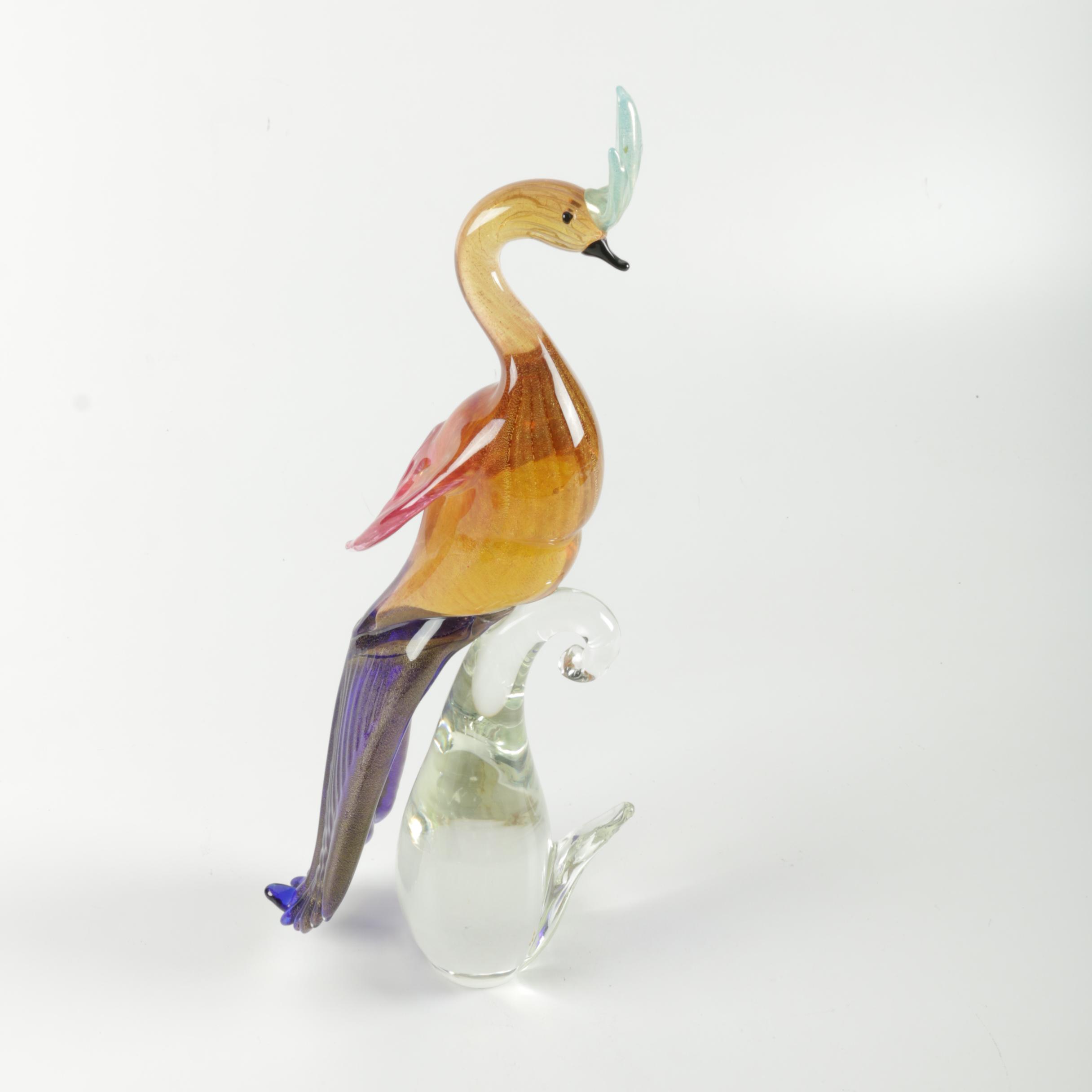 Murano Glass Peacock