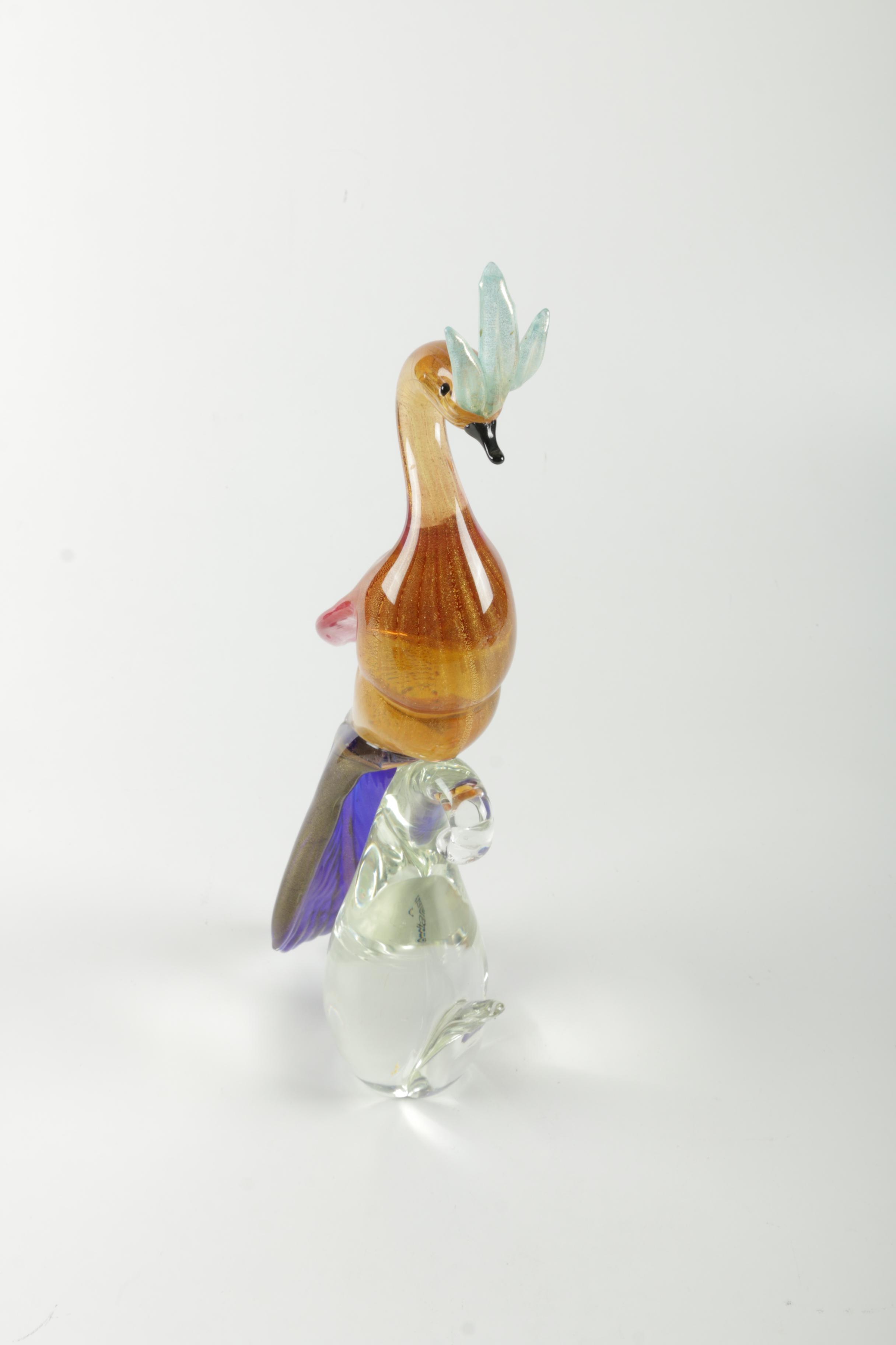 Murano Glass Peacock