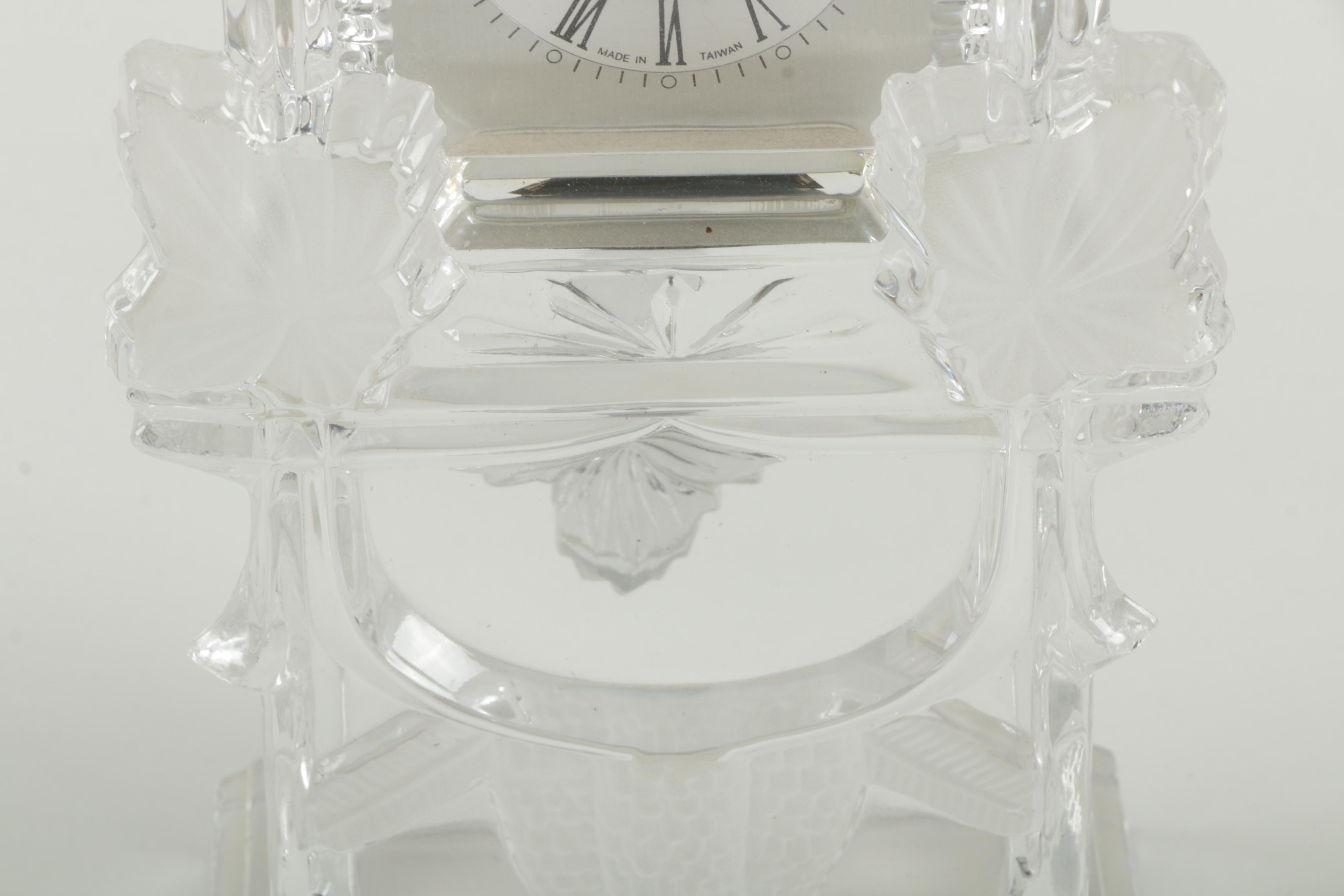 Godinger "Crystal Legends" Cuckoo Style Clock