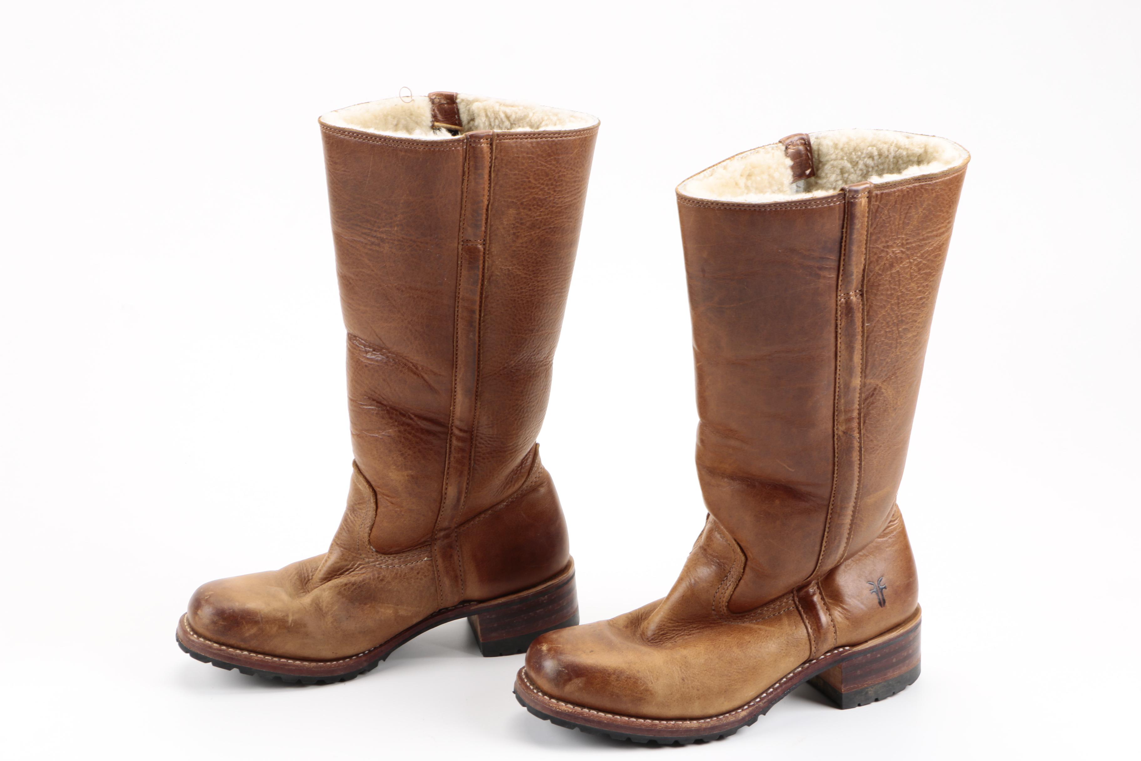 Men's Frye Campus Shearling Lined Boots