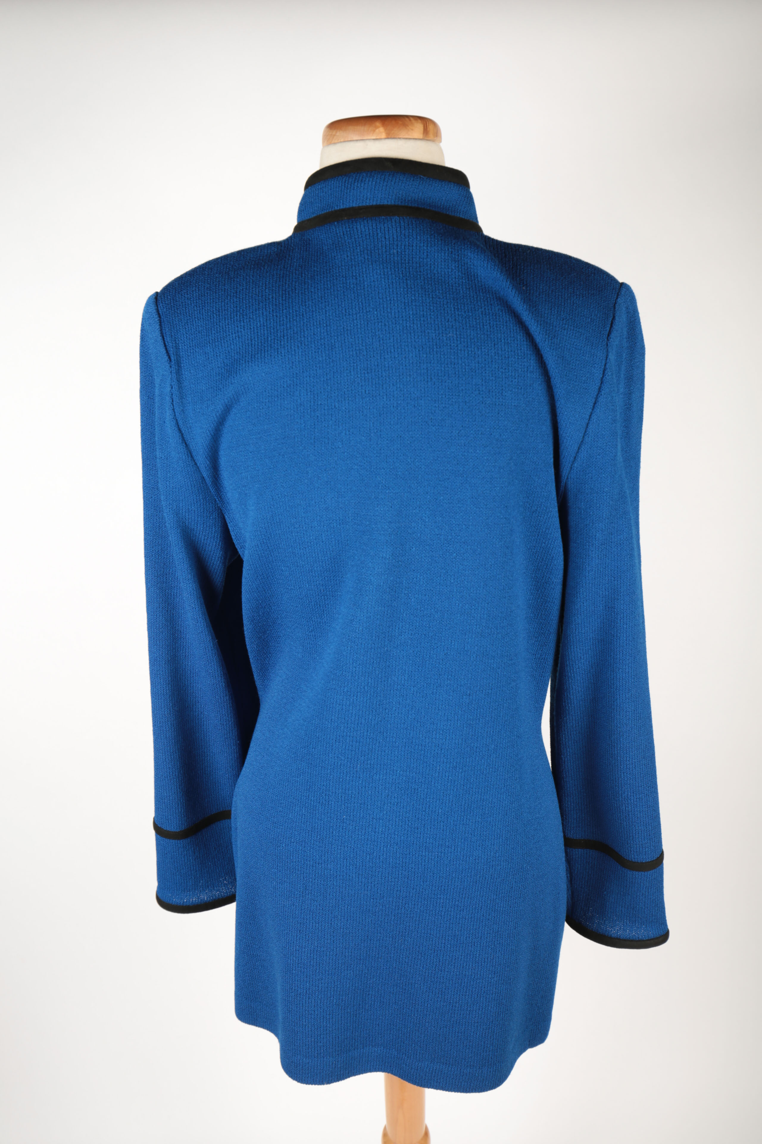 St. John Asian Inspired Tunic Jacket and Black Knit Dress