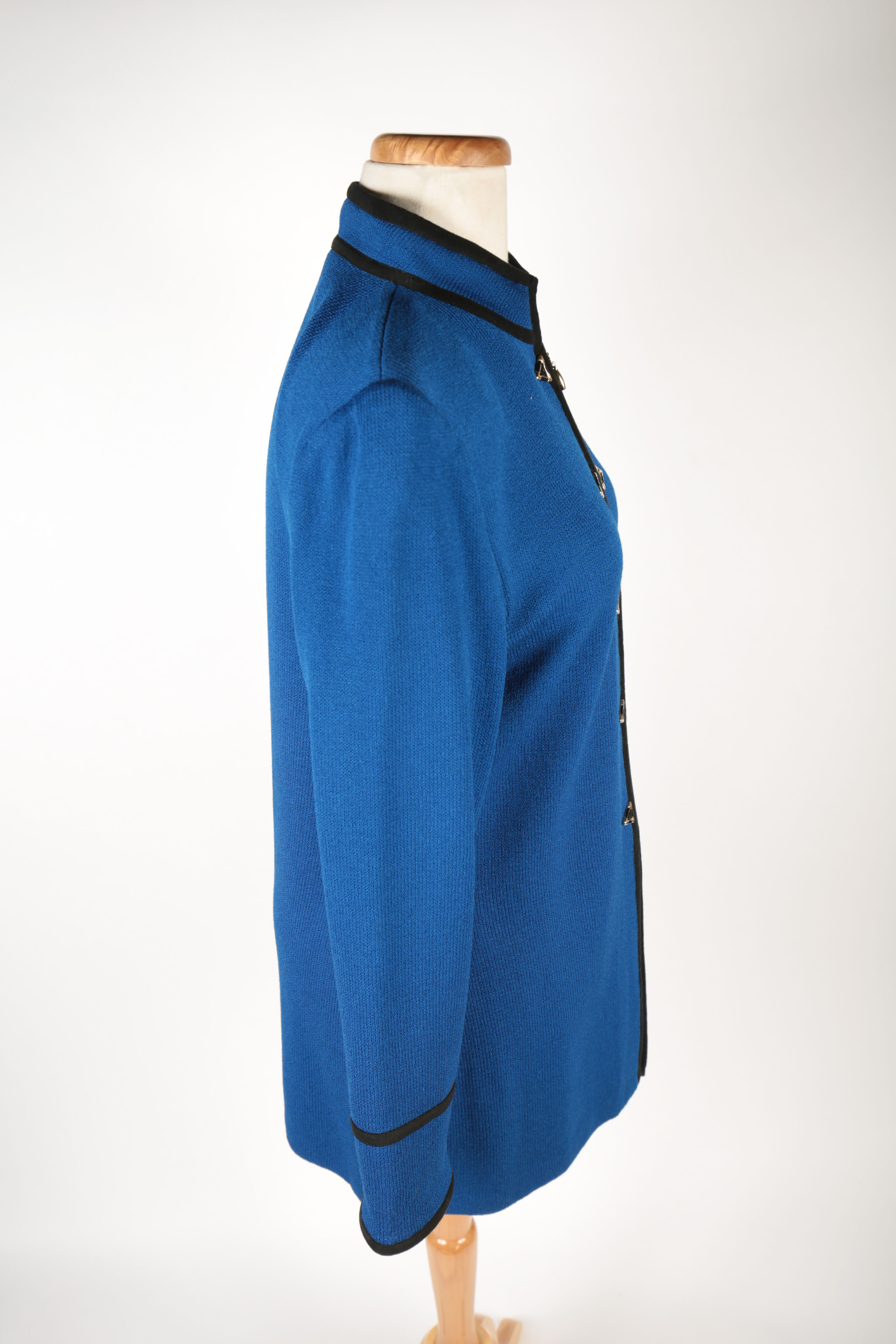 St. John Asian Inspired Tunic Jacket and Black Knit Dress