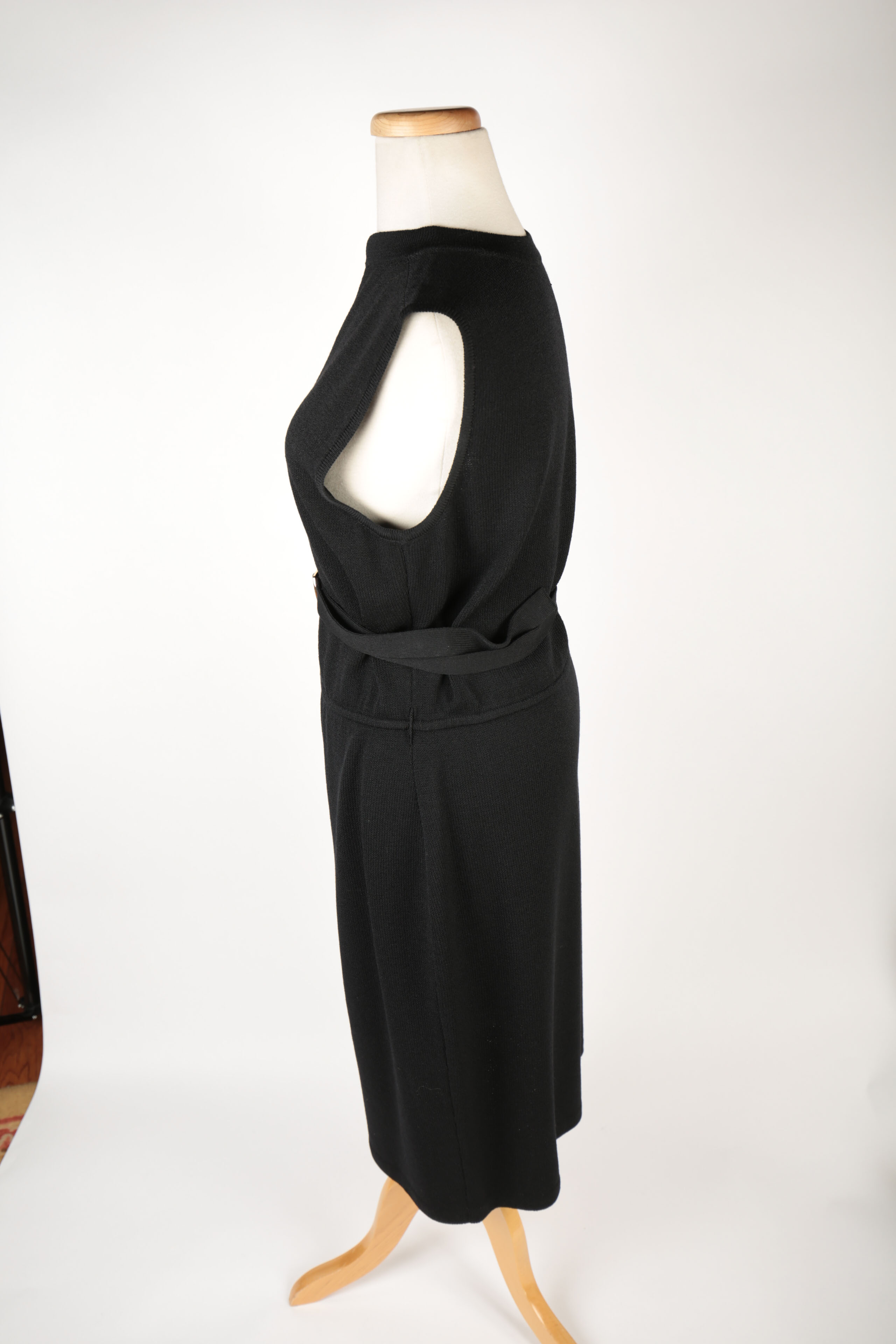 St. John Asian Inspired Tunic Jacket and Black Knit Dress
