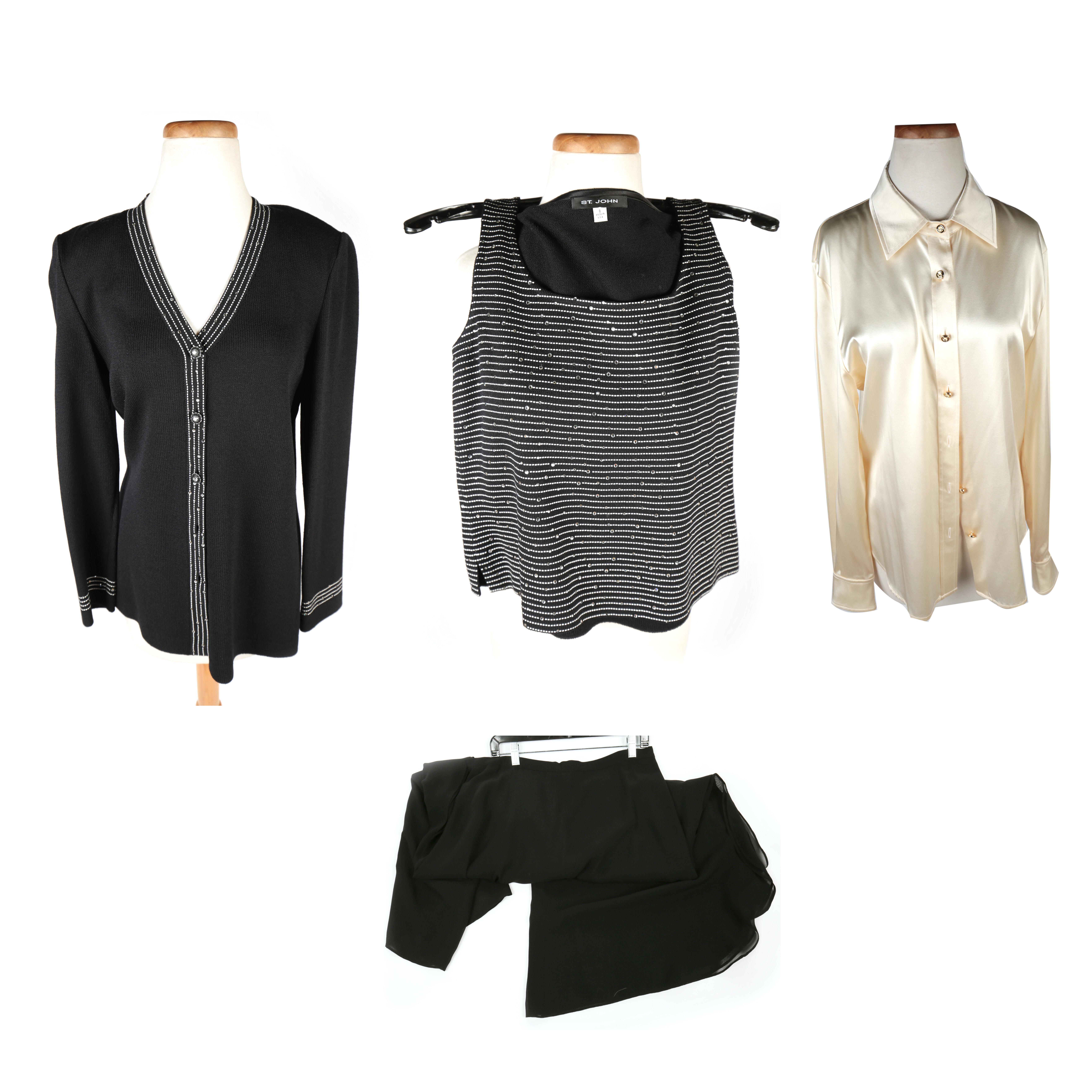 Assortment of St. John Evening Wear and Clothing