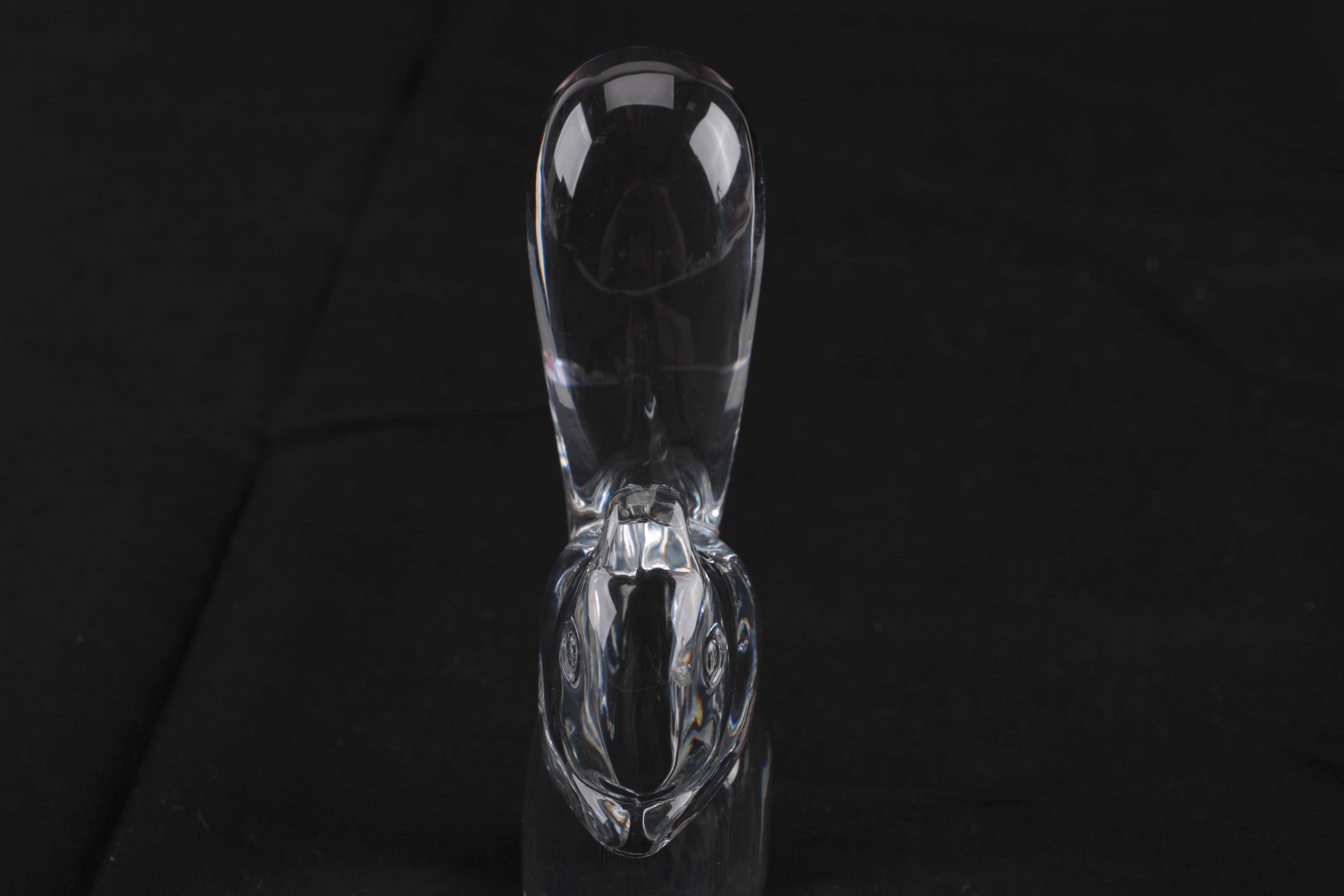 Baccarat Crystal Squirrel Figurine
