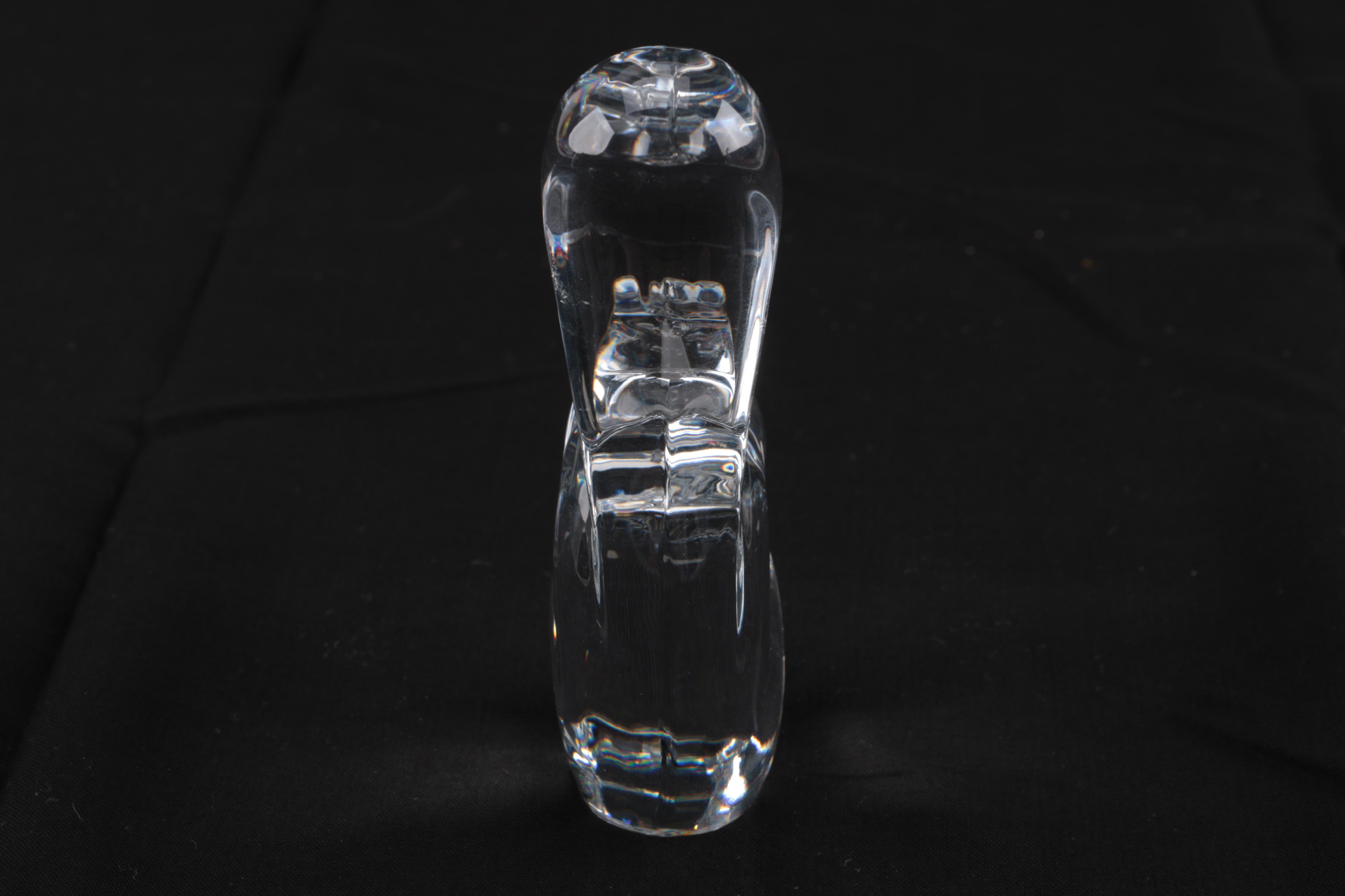 Baccarat Crystal Squirrel Figurine