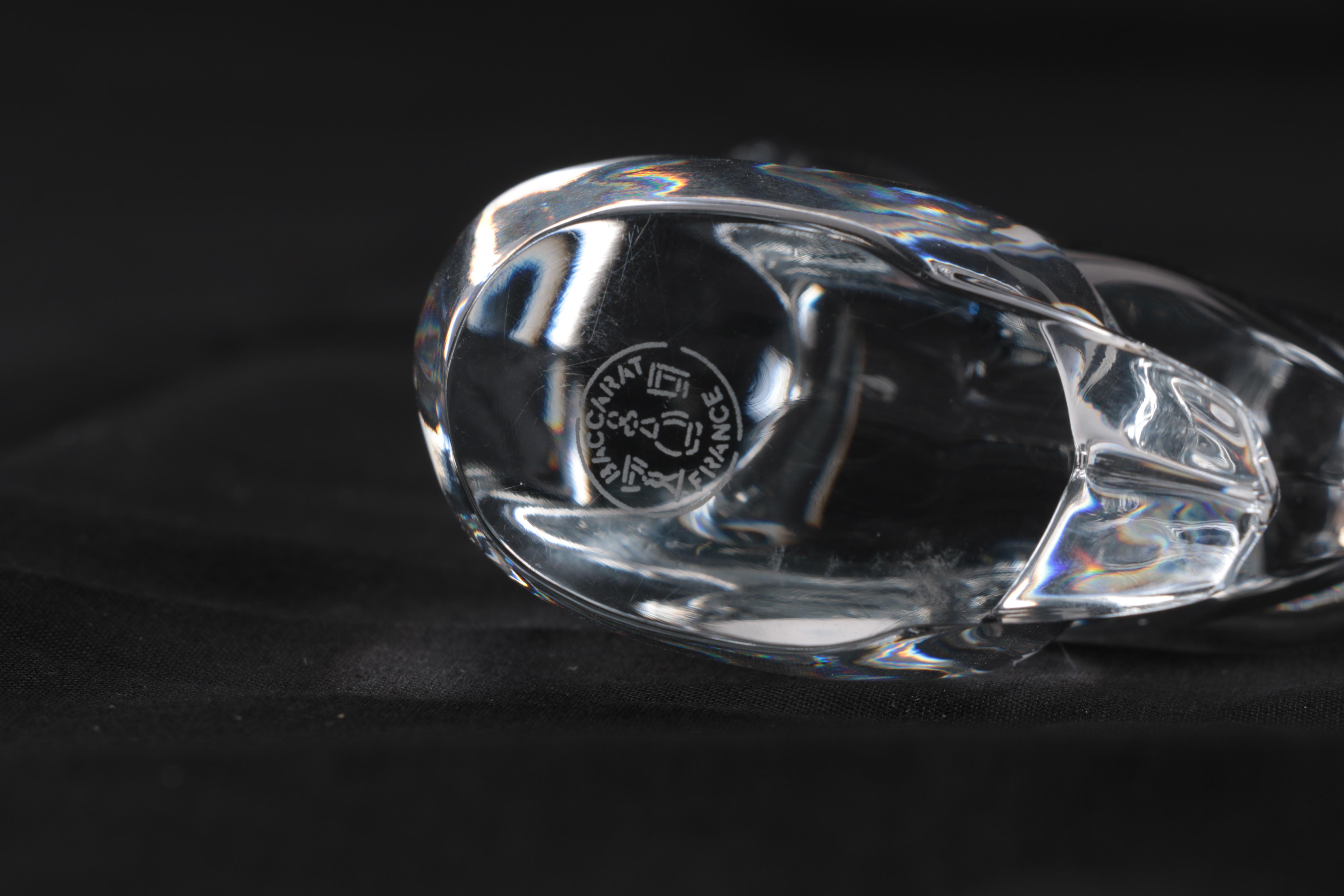 Baccarat Crystal Squirrel Figurine