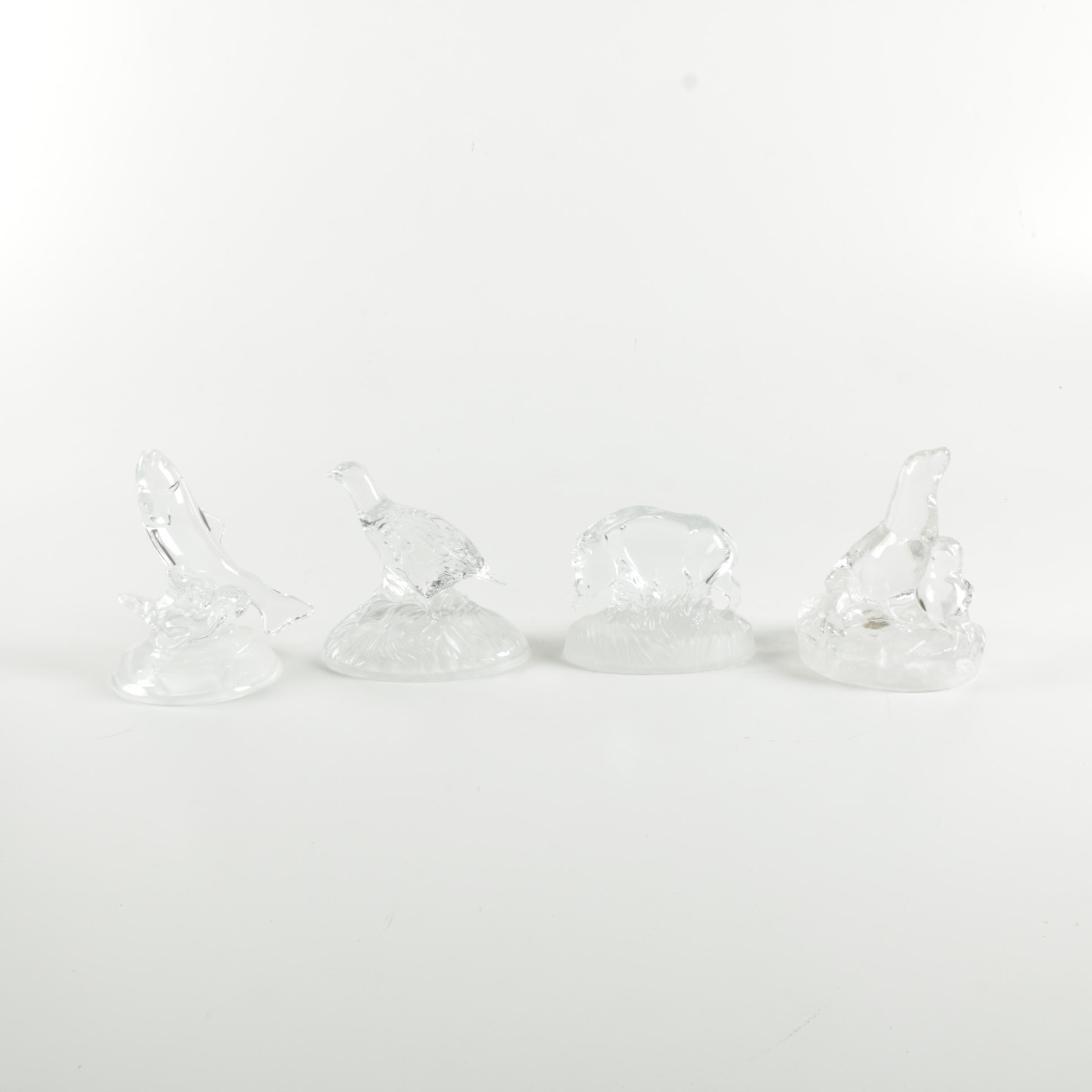 Decorative Crystal Animal Figurines