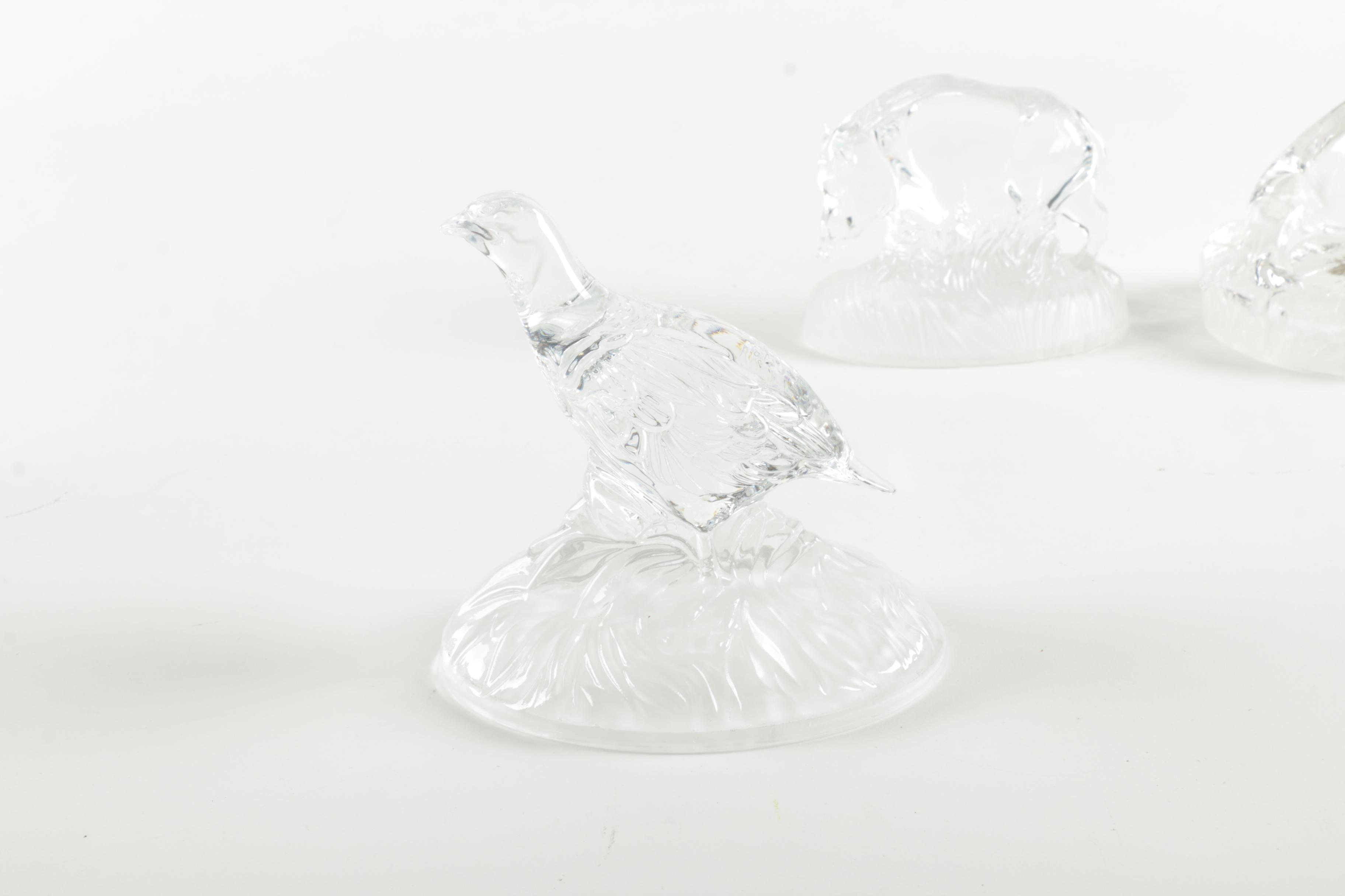 Decorative Crystal Animal Figurines