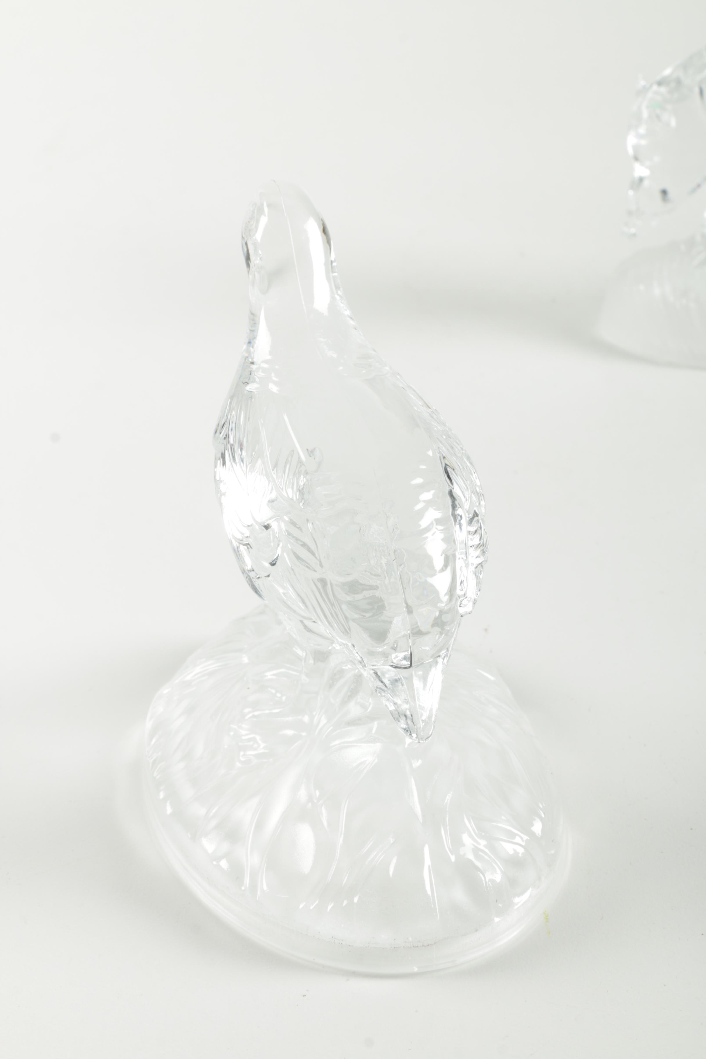 Decorative Crystal Animal Figurines
