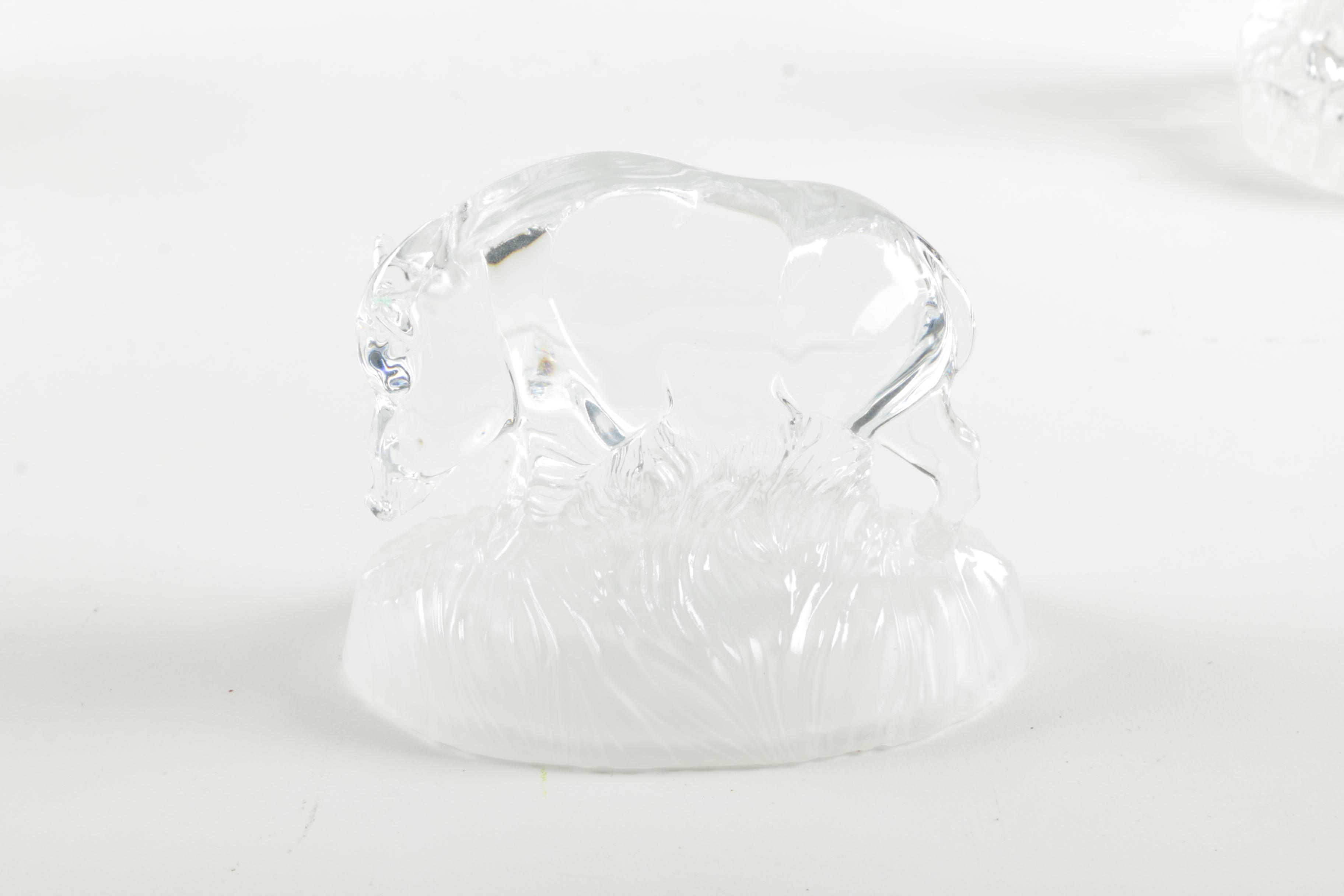 Decorative Crystal Animal Figurines