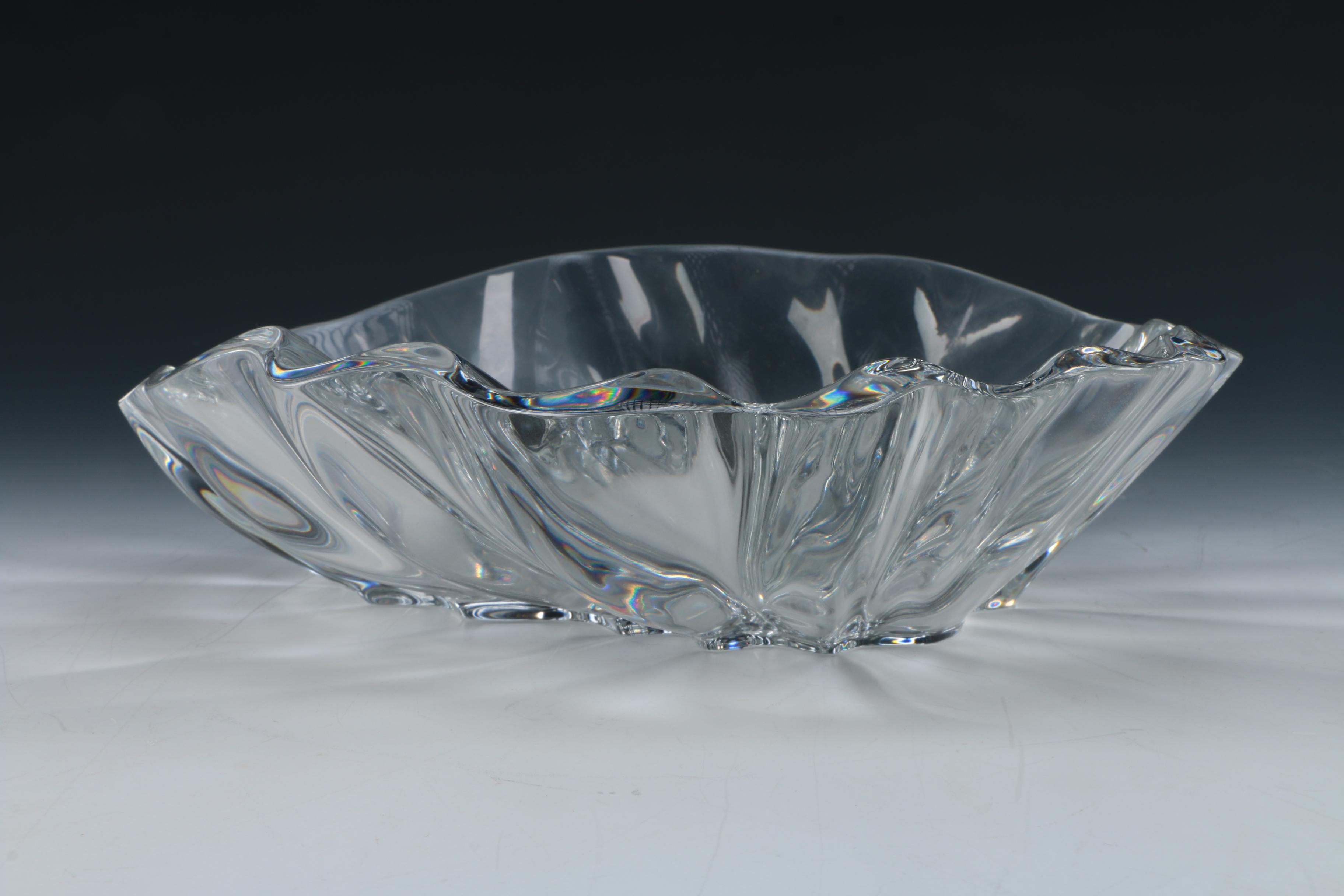 Baccarat Crystal "Huitres" Bowl