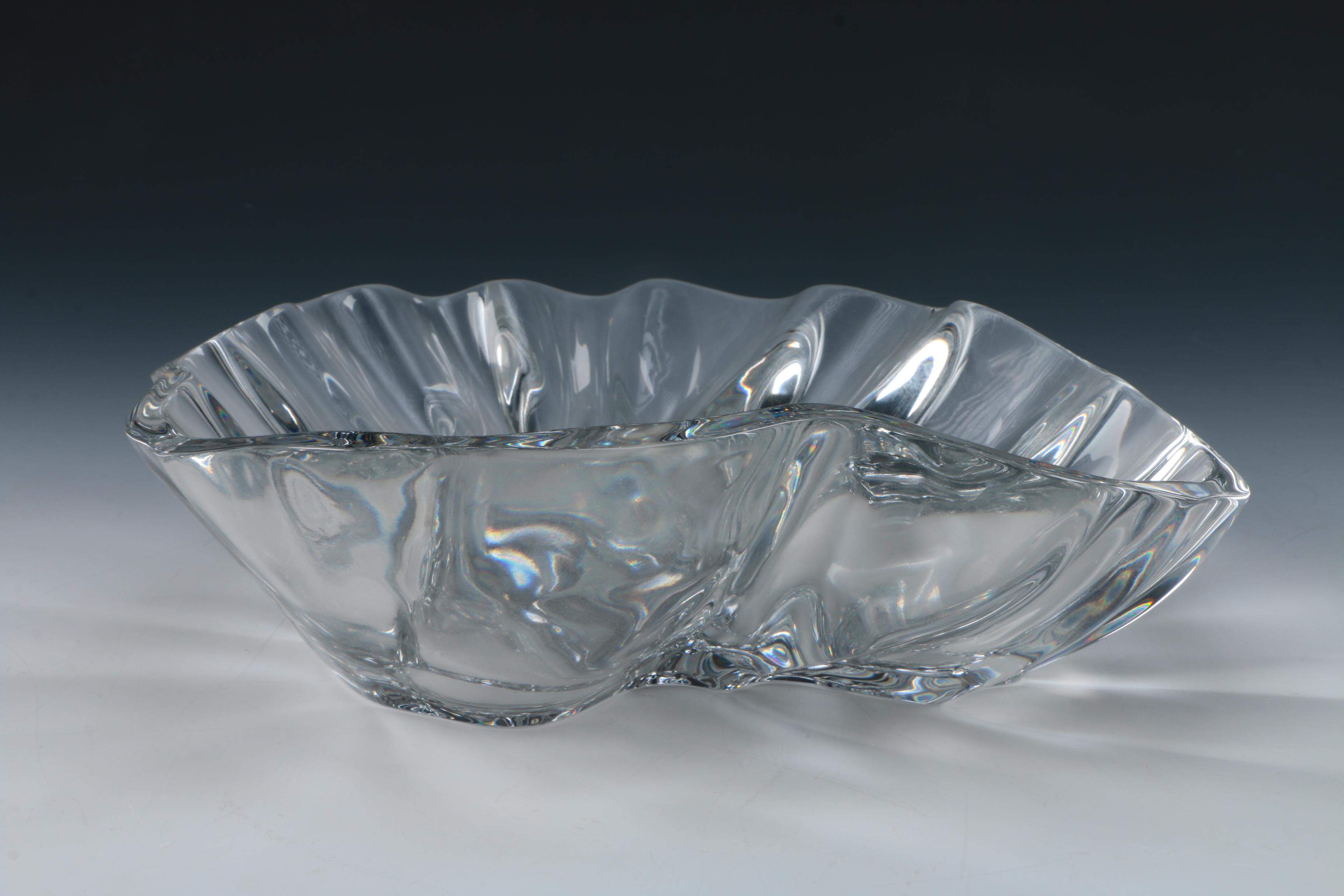 Baccarat Crystal "Huitres" Bowl