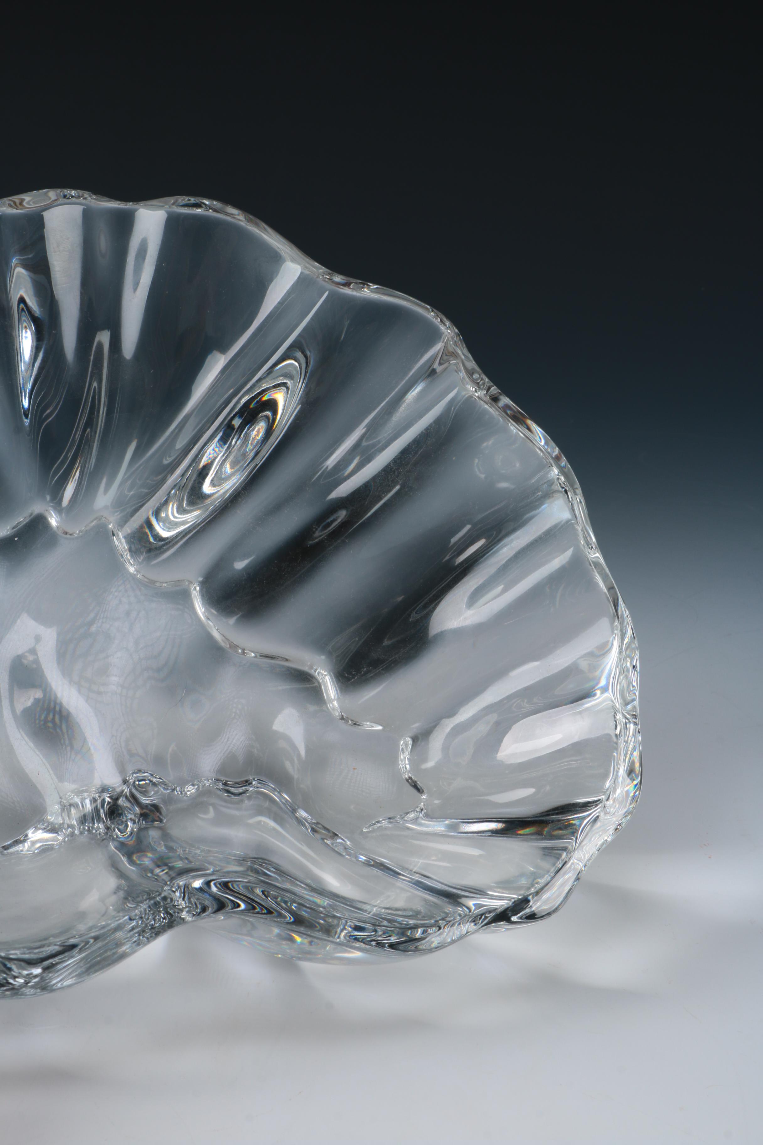 Baccarat Crystal "Huitres" Bowl