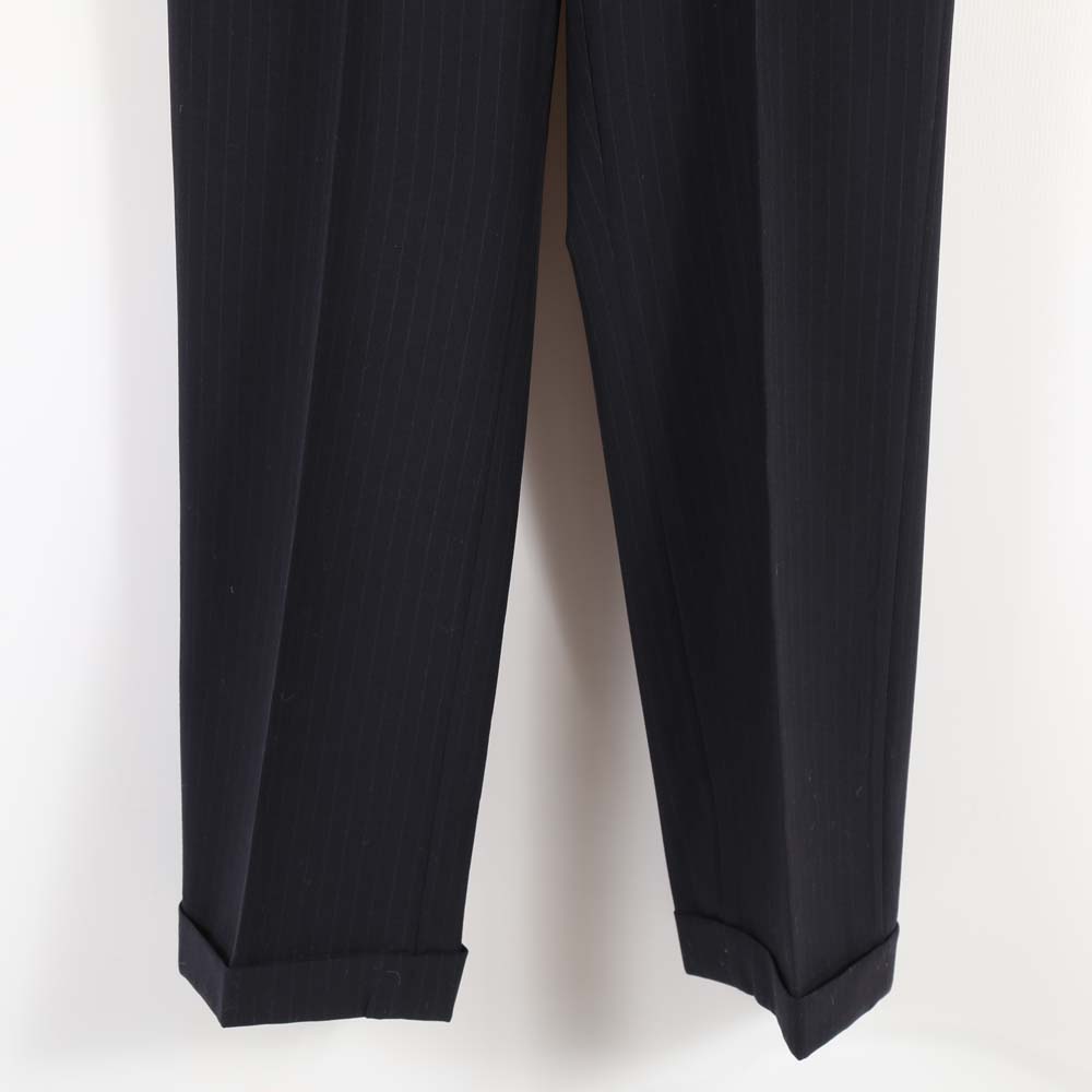 Men's Navy Blue Wool Pinstripe Suit by Britches of Georgetown