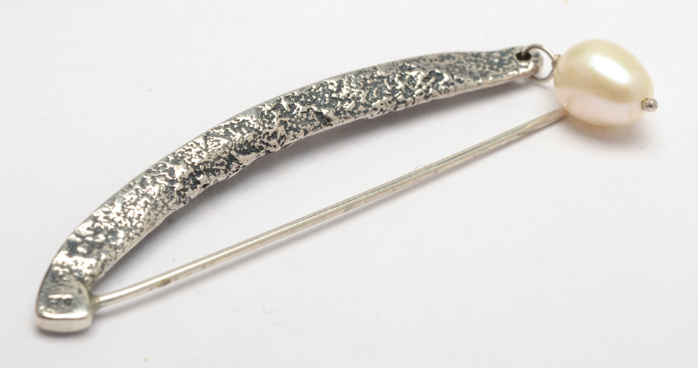 Silpada Sterling Silver Cultured Freshwater Pearl Drop Pierced Earrings