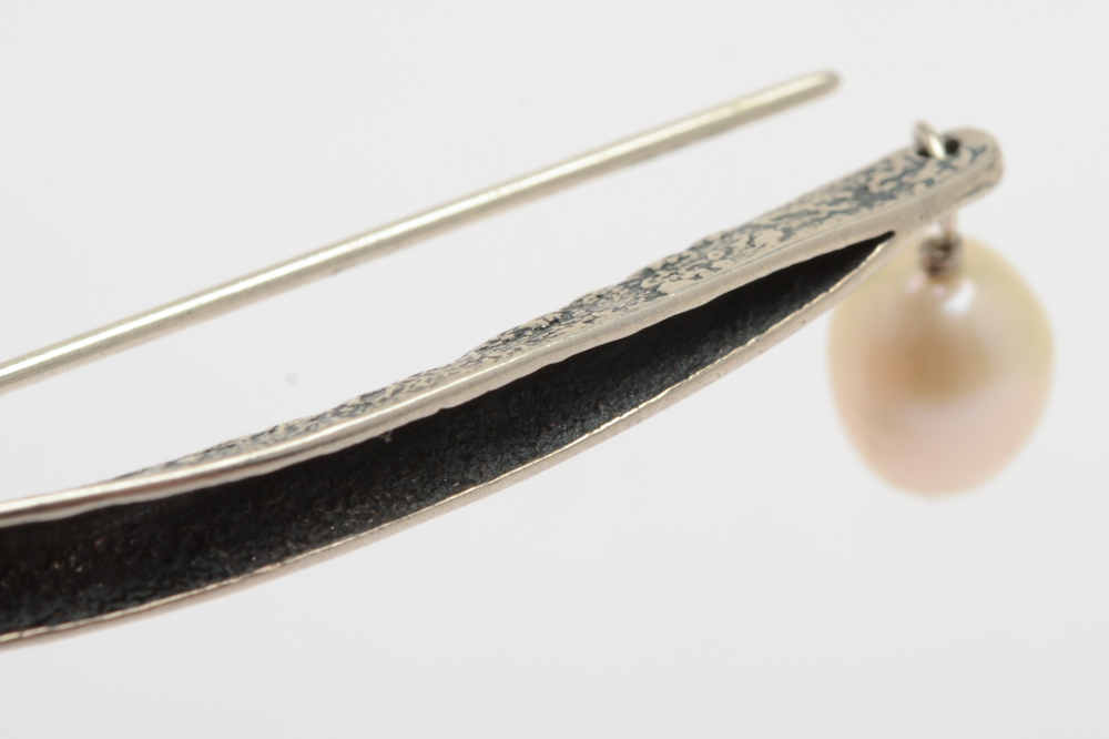 Silpada Sterling Silver Cultured Freshwater Pearl Drop Pierced Earrings