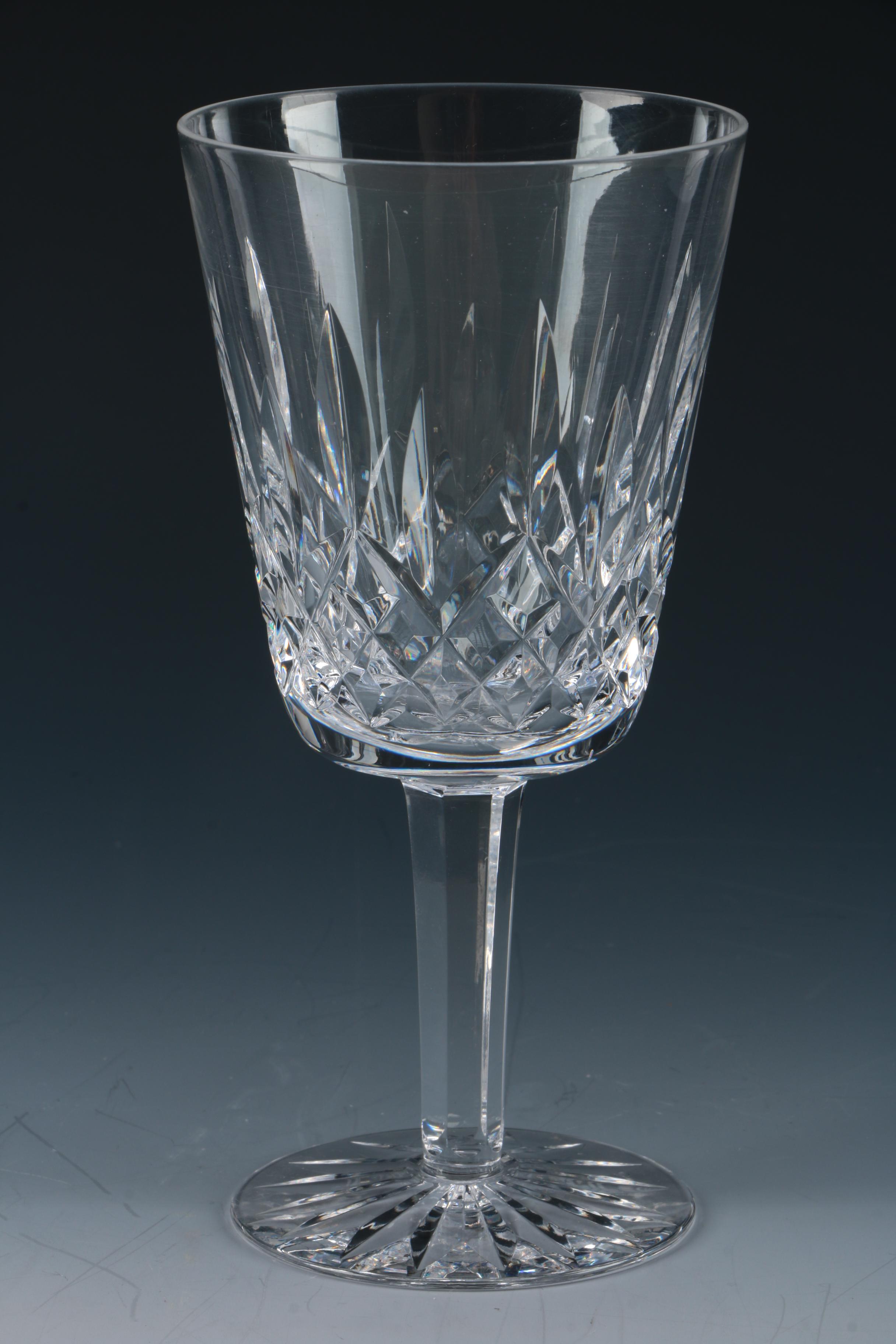 Set of Waterford Crystal "Lismore" Goblets