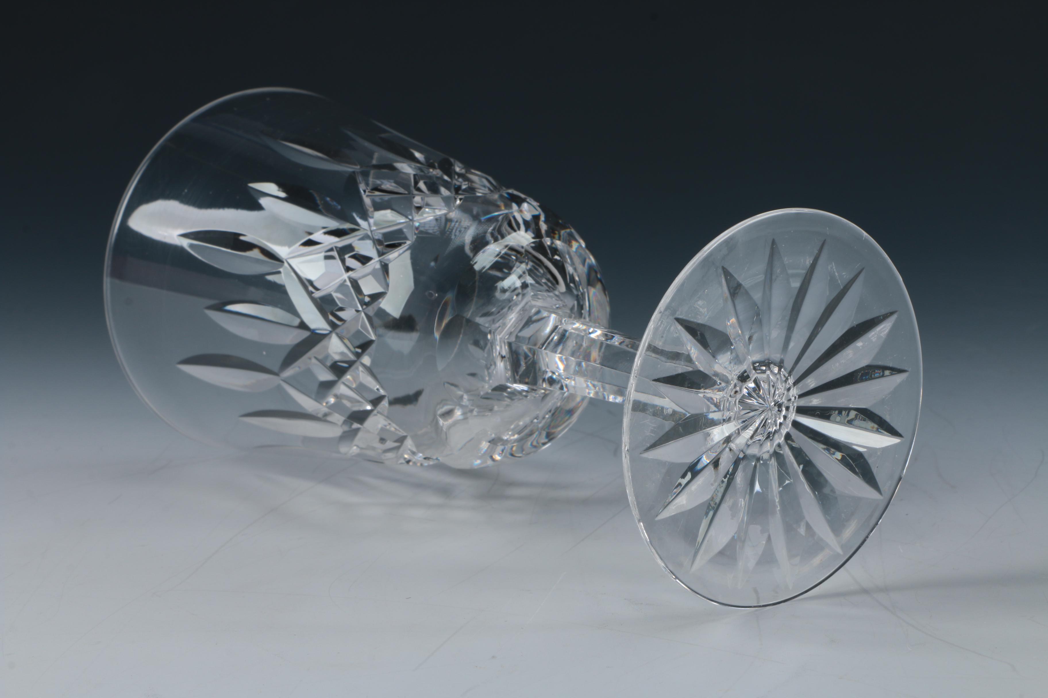 Set of Waterford Crystal "Lismore" Goblets