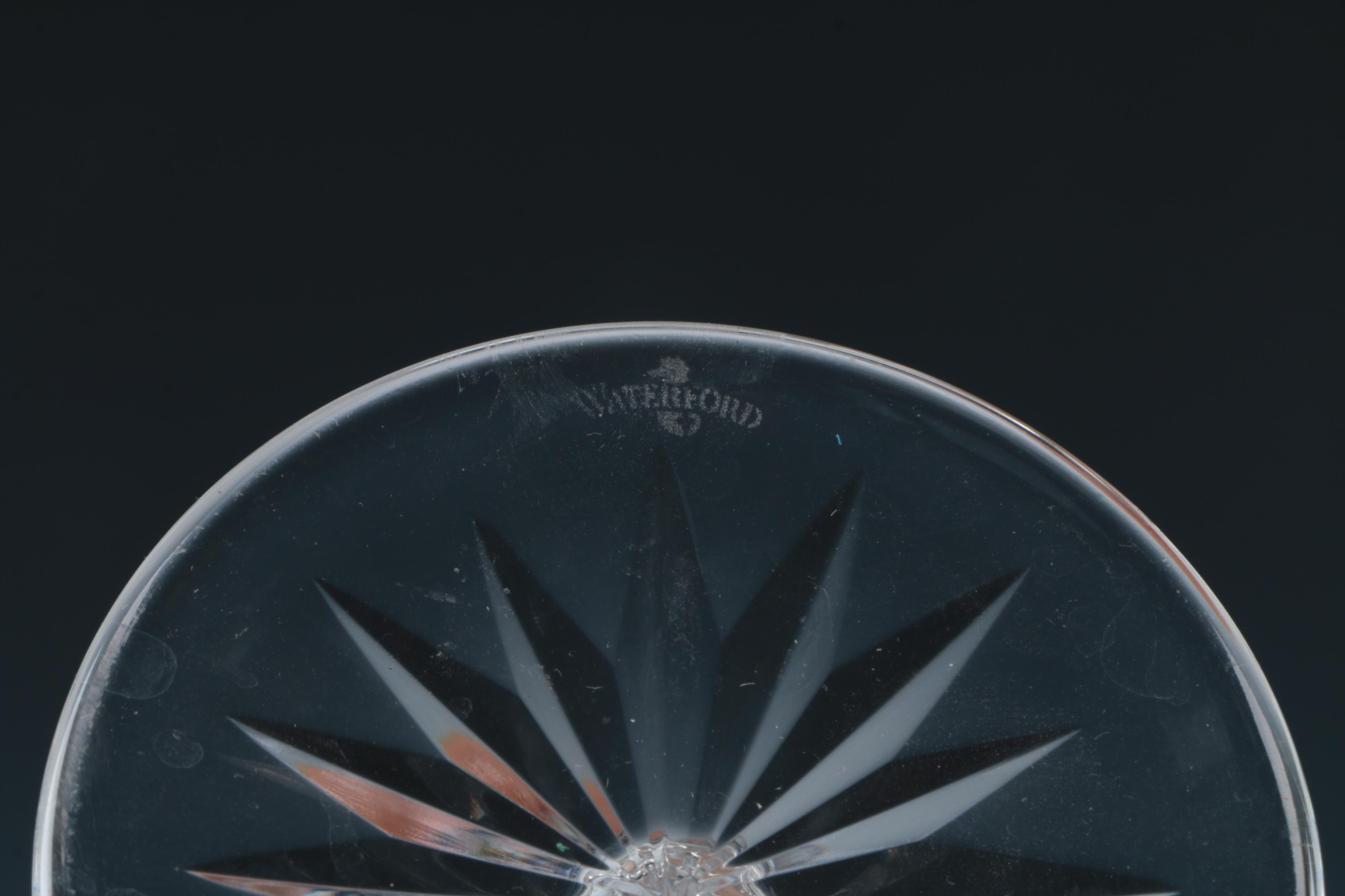 Set of Waterford Crystal "Lismore" Goblets