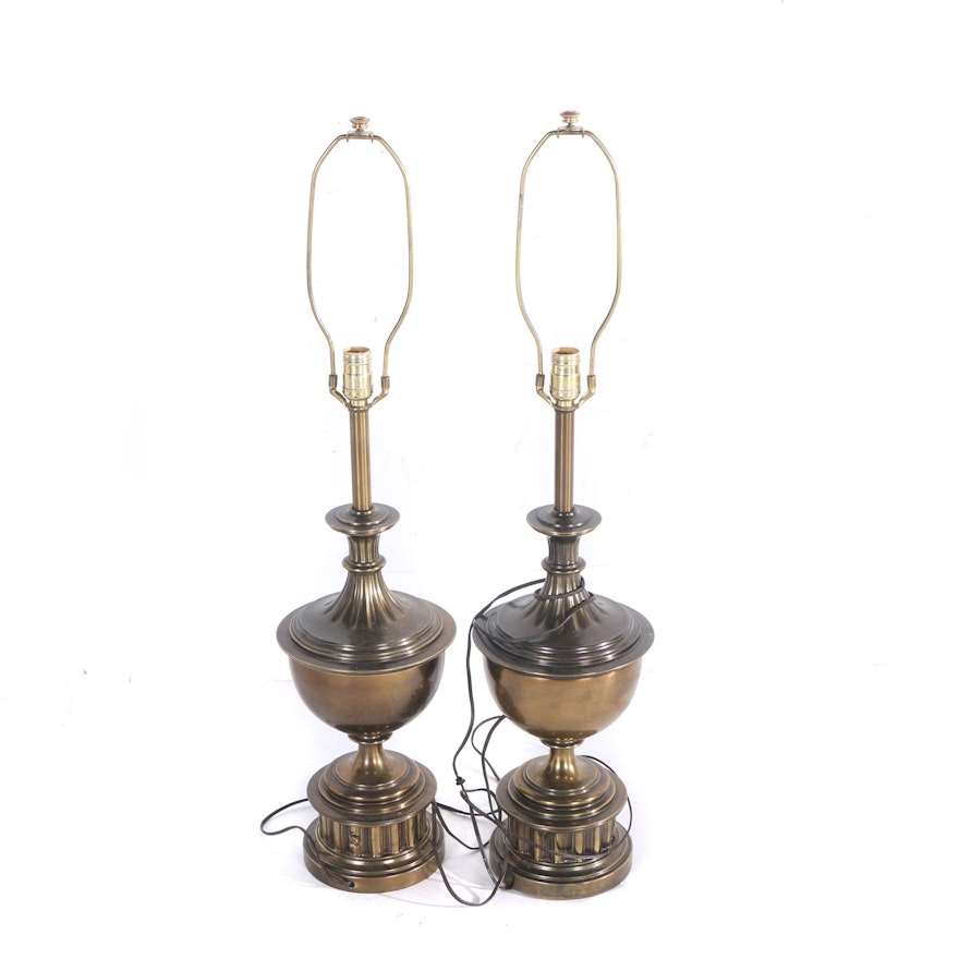Pair of Stiffel Brass Lamps