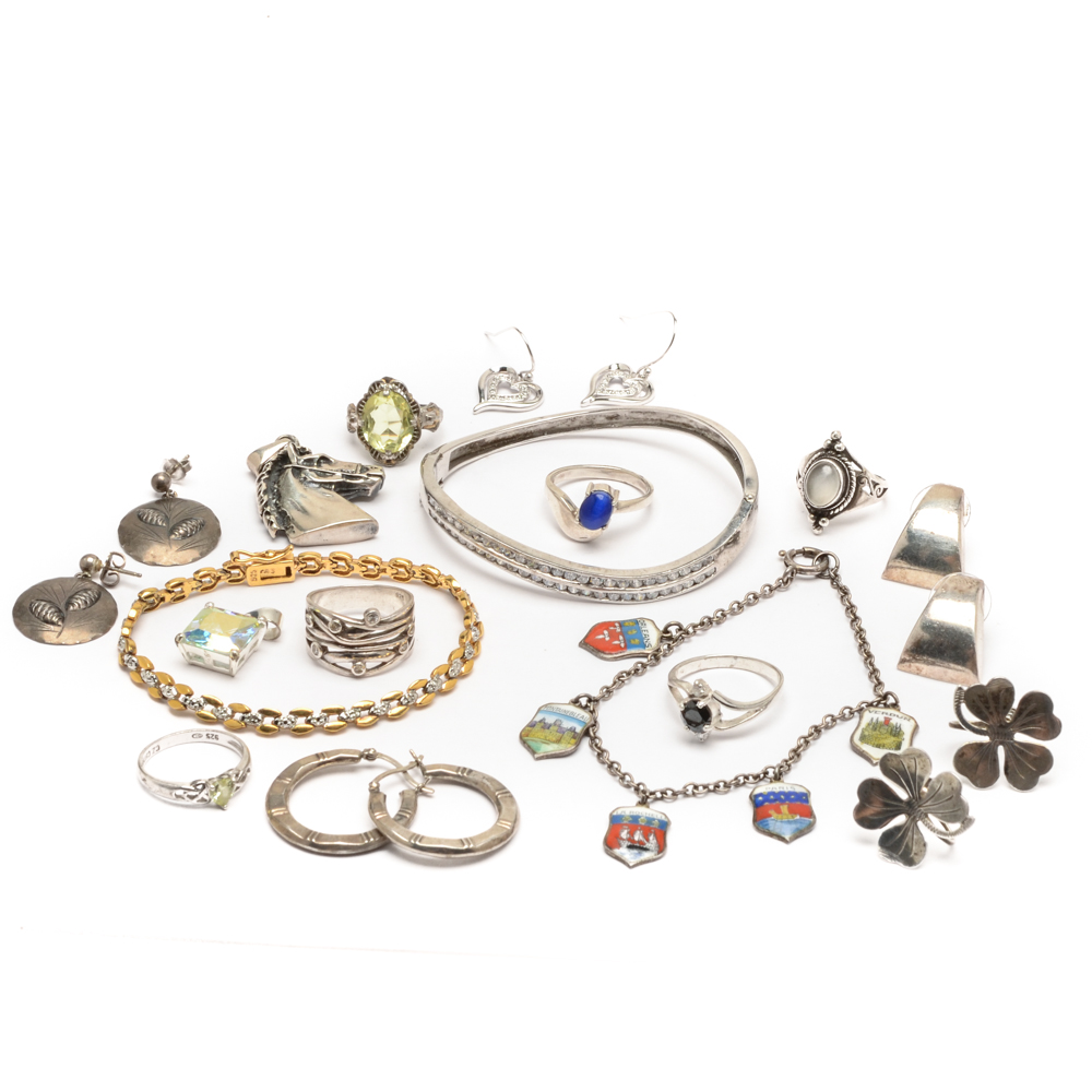 Group of Sterling Silver Jewelry